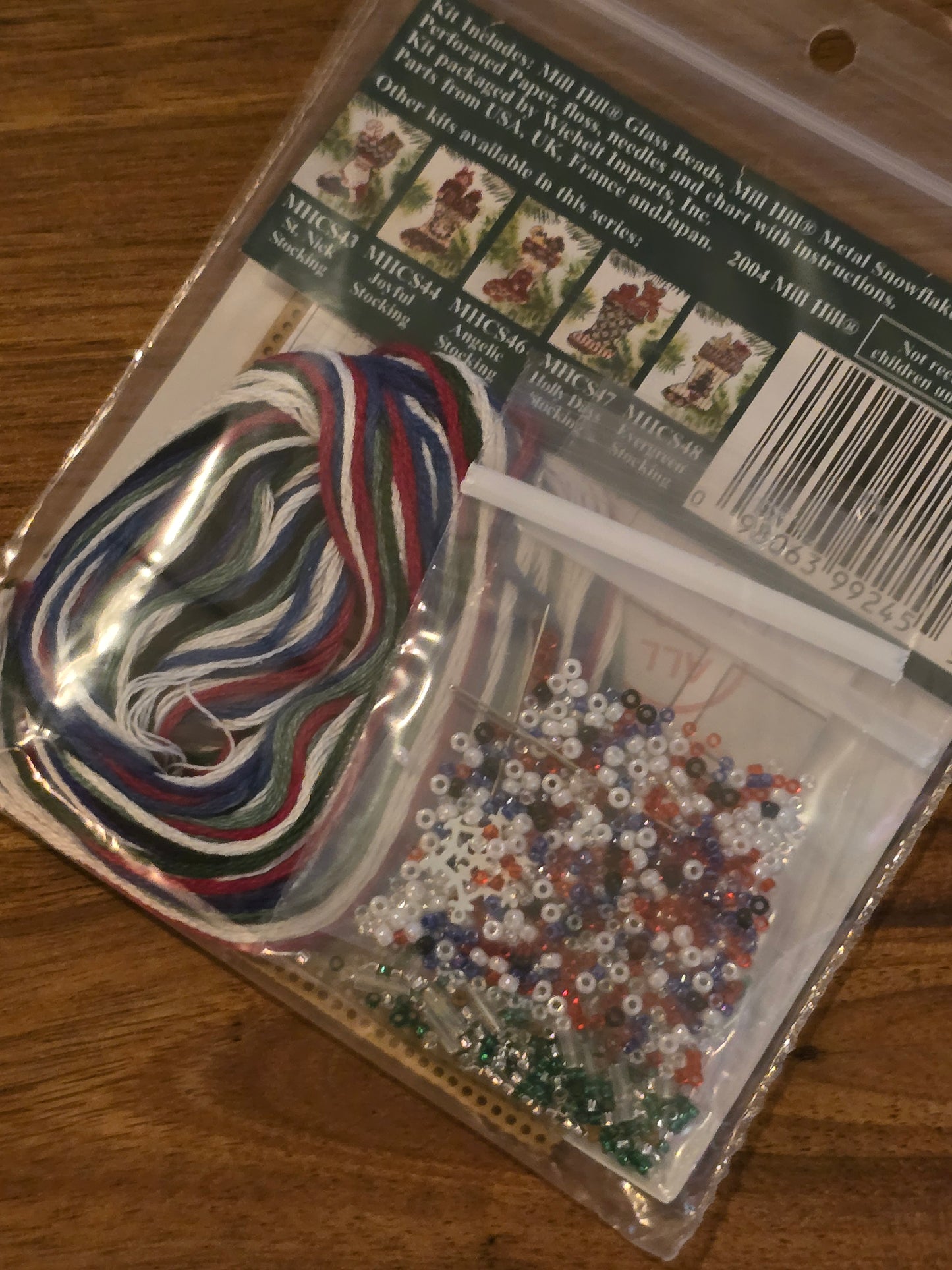 Mill Hill - Charmed Stocking - Mr. Snowflake - MHCS45 - Cross Stitch Kit