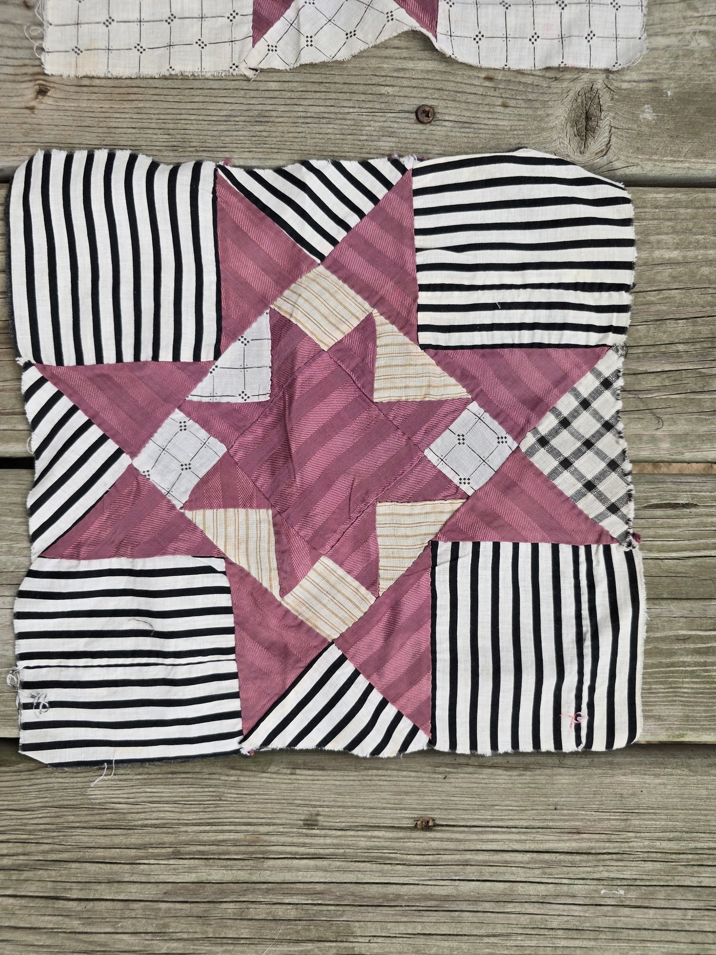 Antique Quilt Blocks - Set of 3