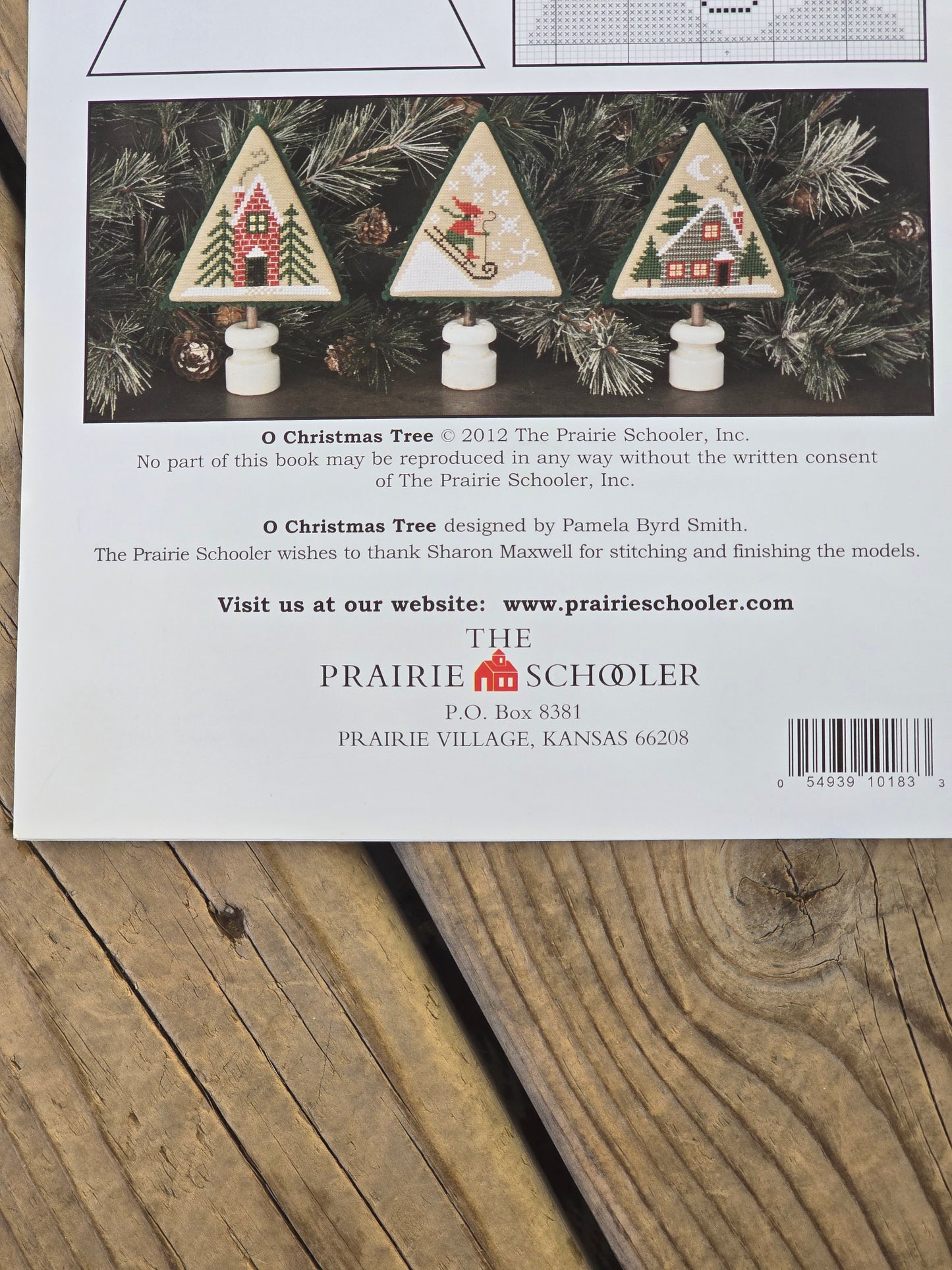 The Prairie Schooler - O Christmas Tree - Book No. 183 - Cross Stitch Pattern