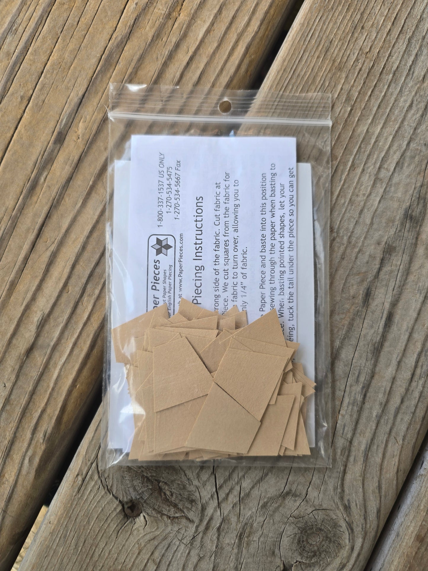 Paper Pieces - 1" Tumbler - 100 Pieces