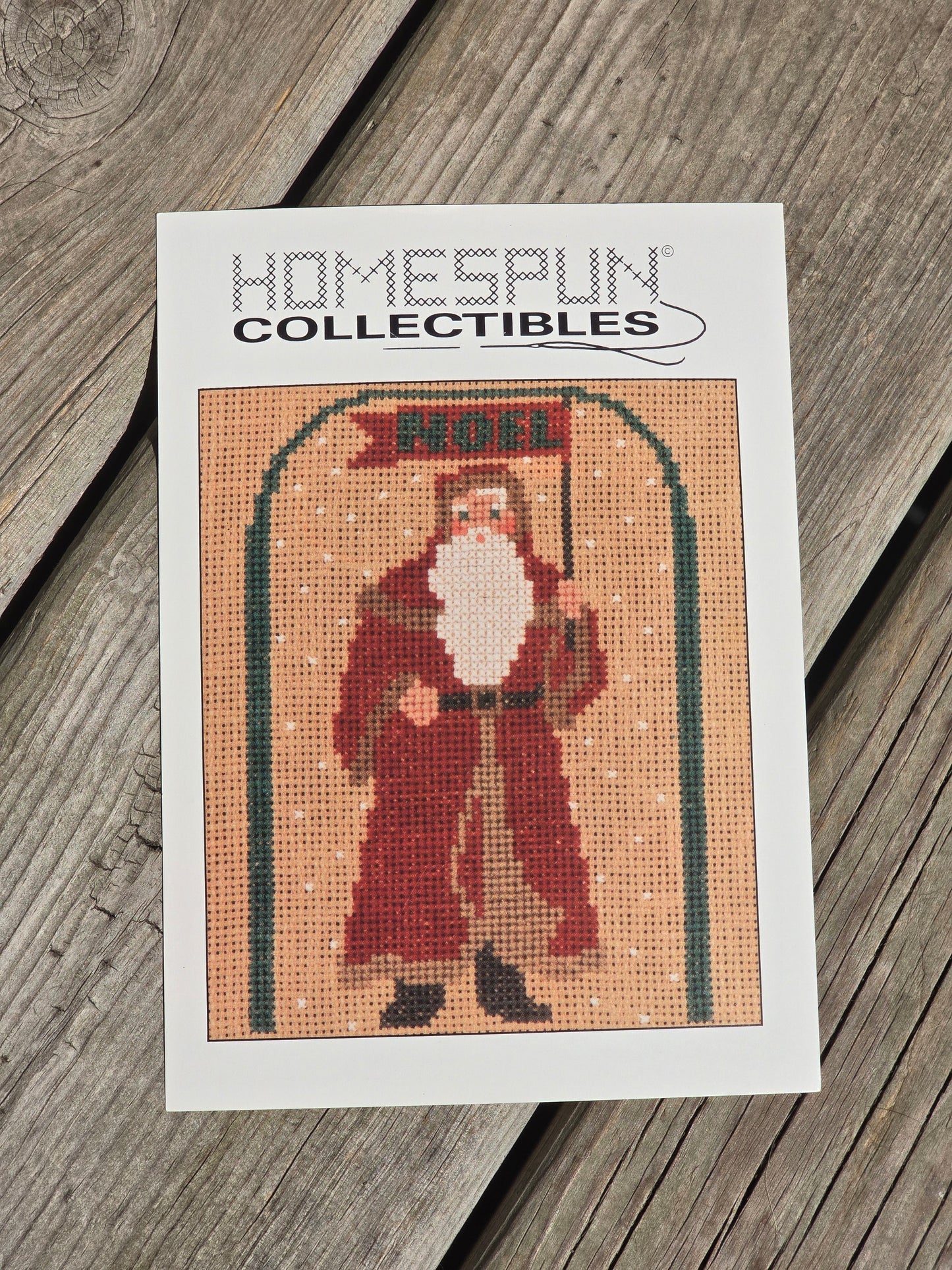 Homespun Collectibles - Noel Santa - #31 - Cross Stitch Pattern