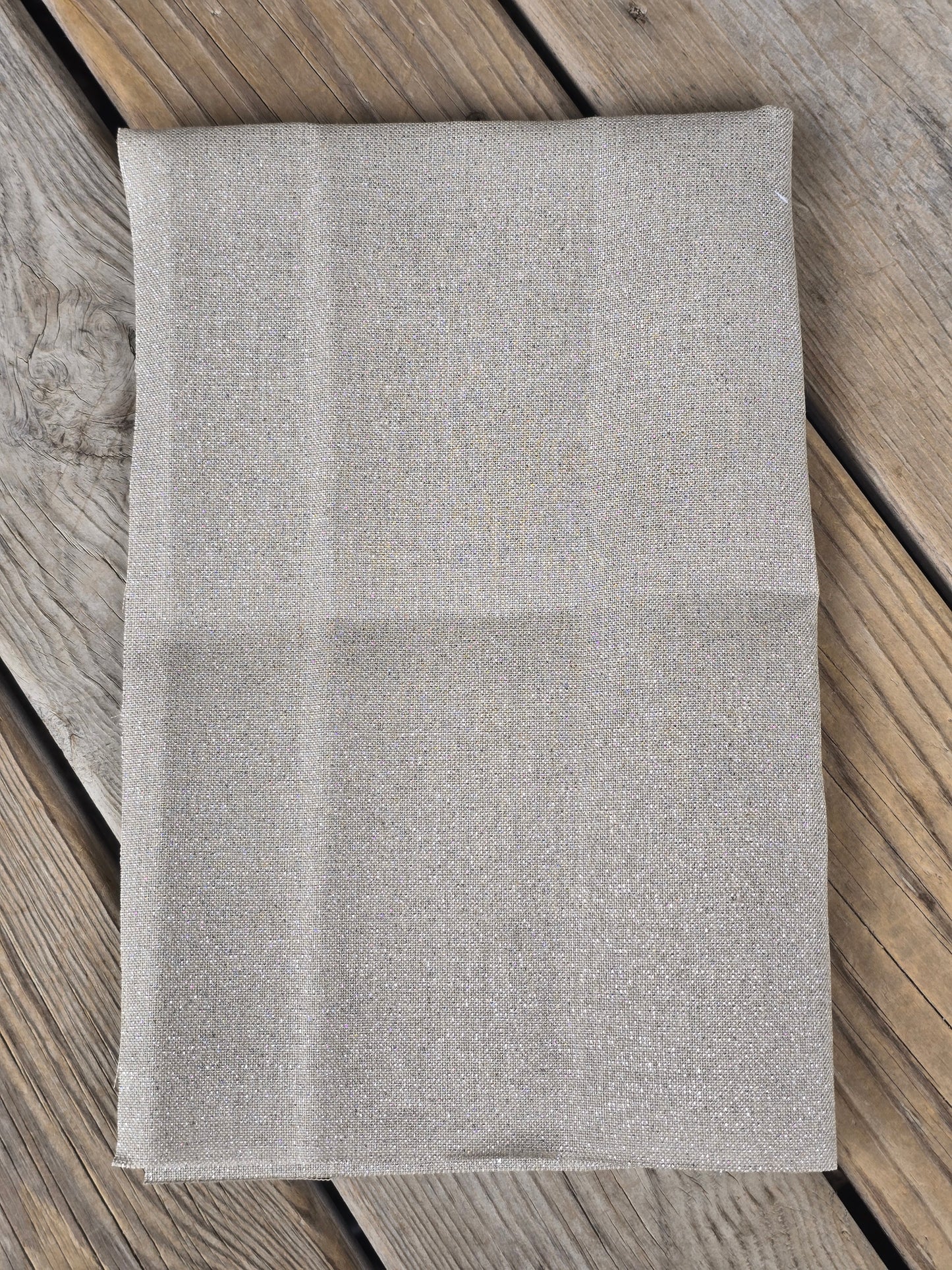 Zweigart - 32 Count Belfast Linen - Raw/Silver - Cross Stitch Cloth - Nashville Needlework Market