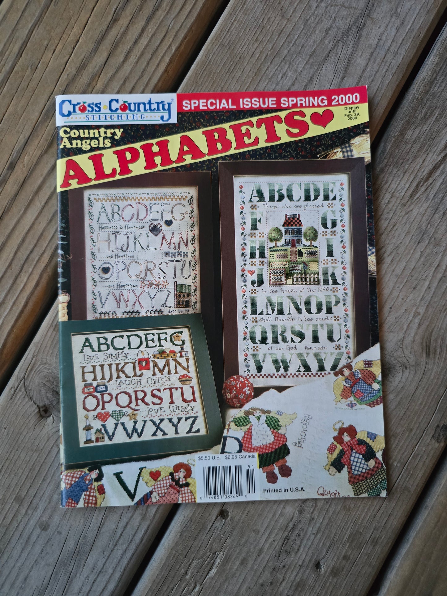 Cross Country Stitching Magazine - Special Spring Issues 1997-2000 - Alphabets