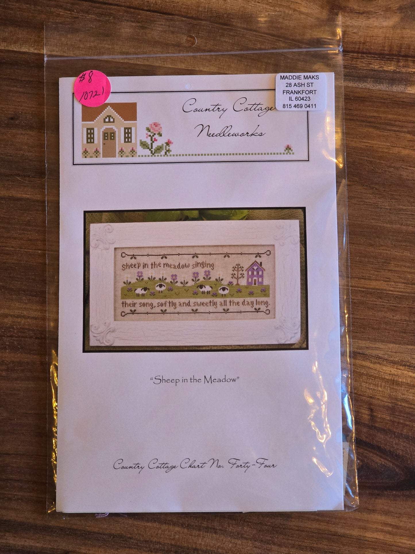 Country Cottage Needleworks - Sheep in the Meadow - Cross Stitch Pattern