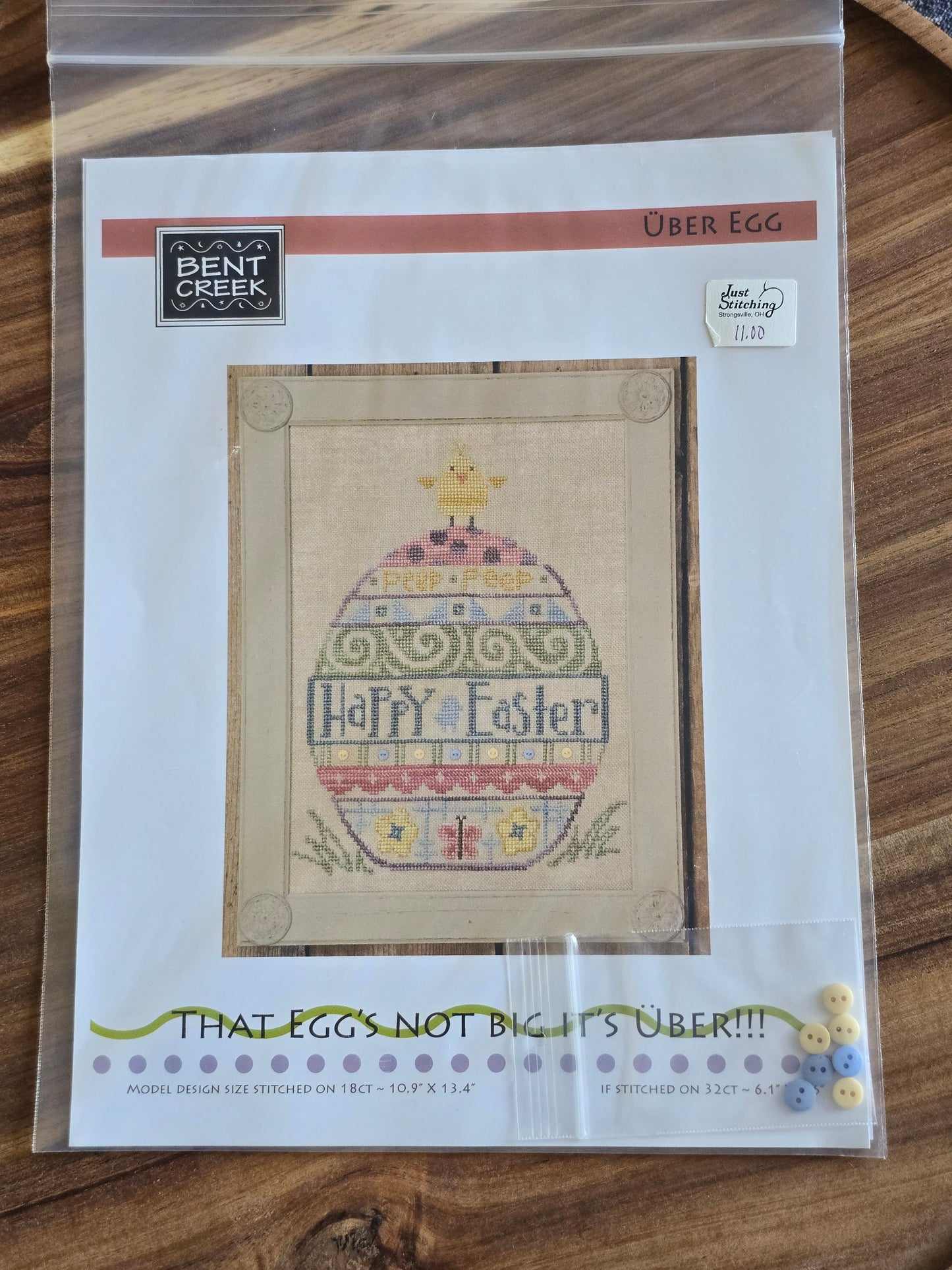 Bent Creek - Uber Egg - Cross Stitch Pattern
