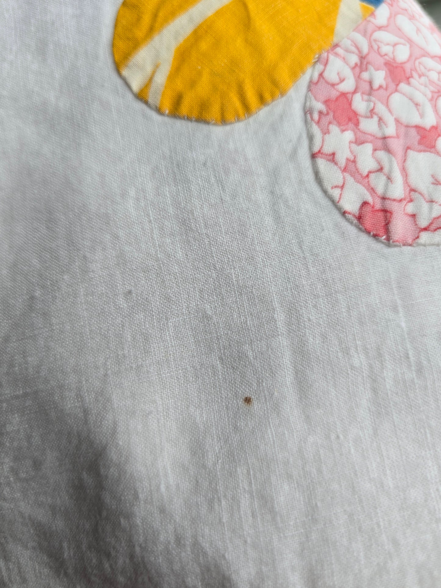 Vintage Dresden Plate Quilt Top