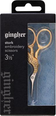 Gingher - Stork Embroidery Scissors - 3.5"