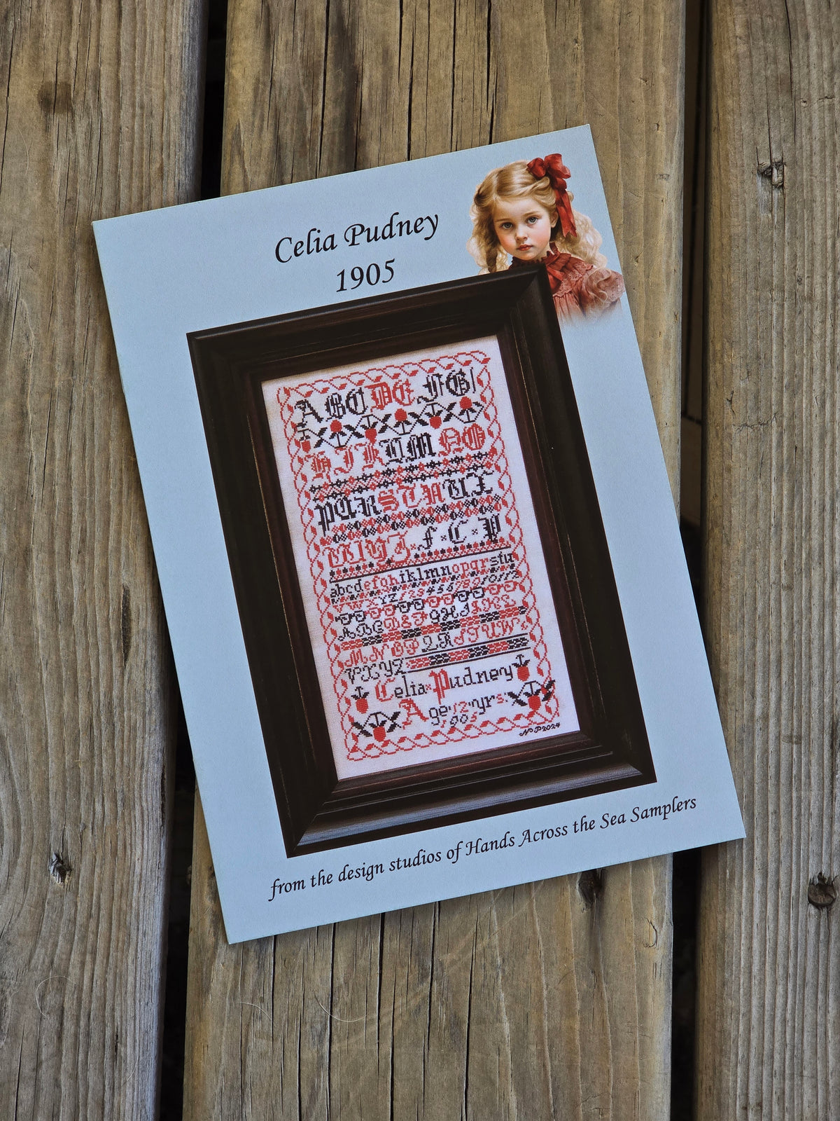 Hands Across The Sea Samplers - Celia Pudney 1905 - Cross Stitch Pattern Booklet