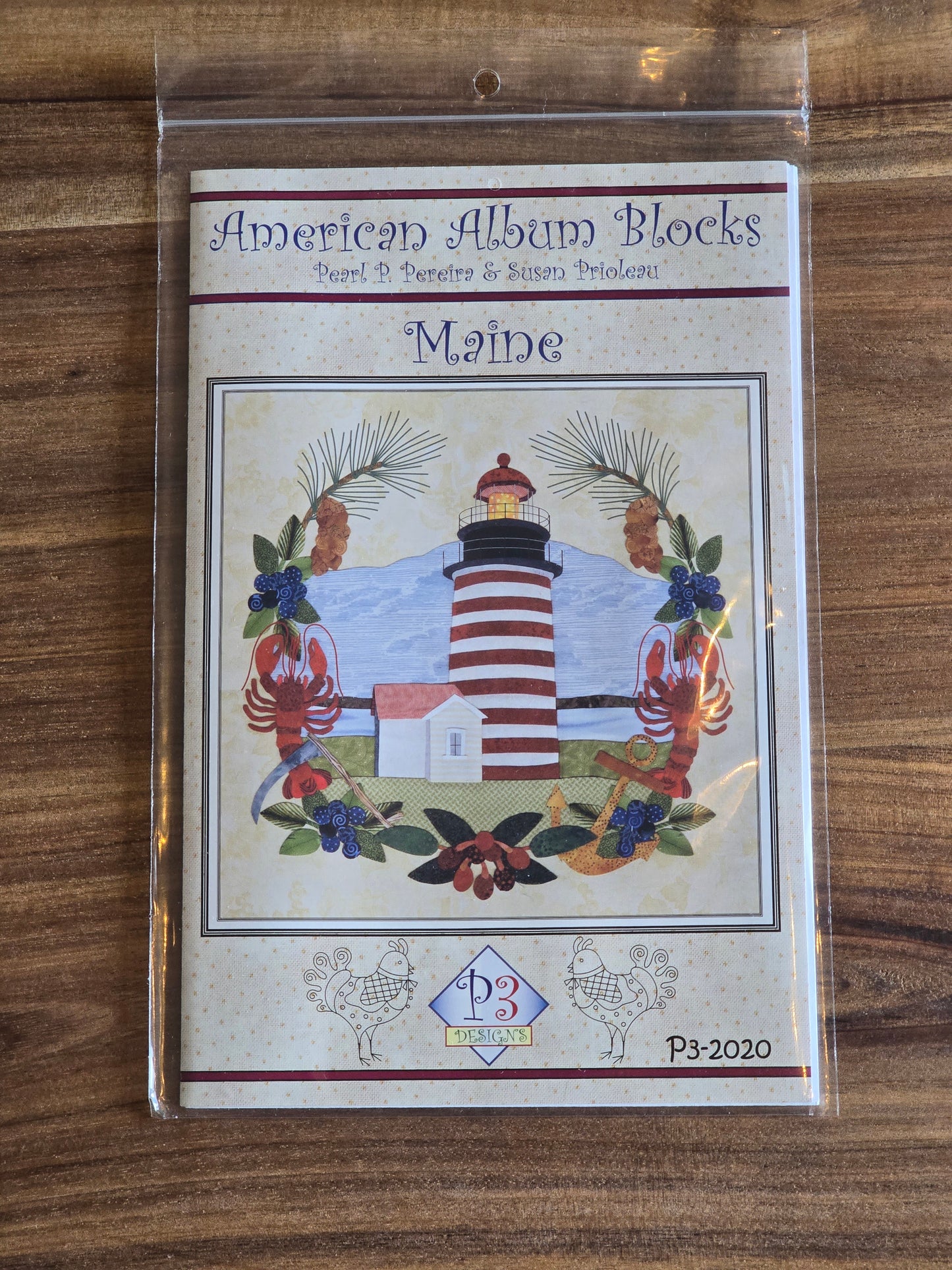 P3 Designs - American Album Blocks - Maine - Applique Pattern