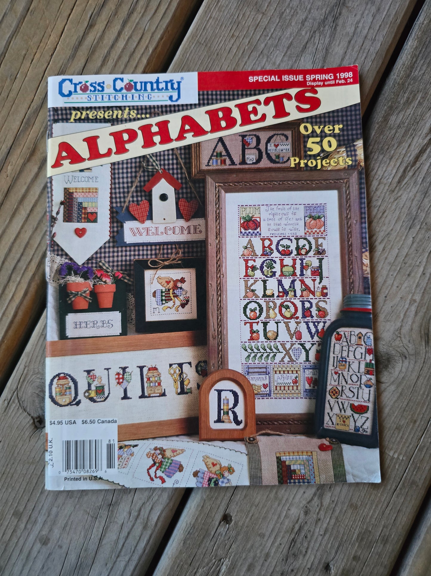 Cross Country Stitching Magazine - Special Spring Issues 1997-2000 - Alphabets