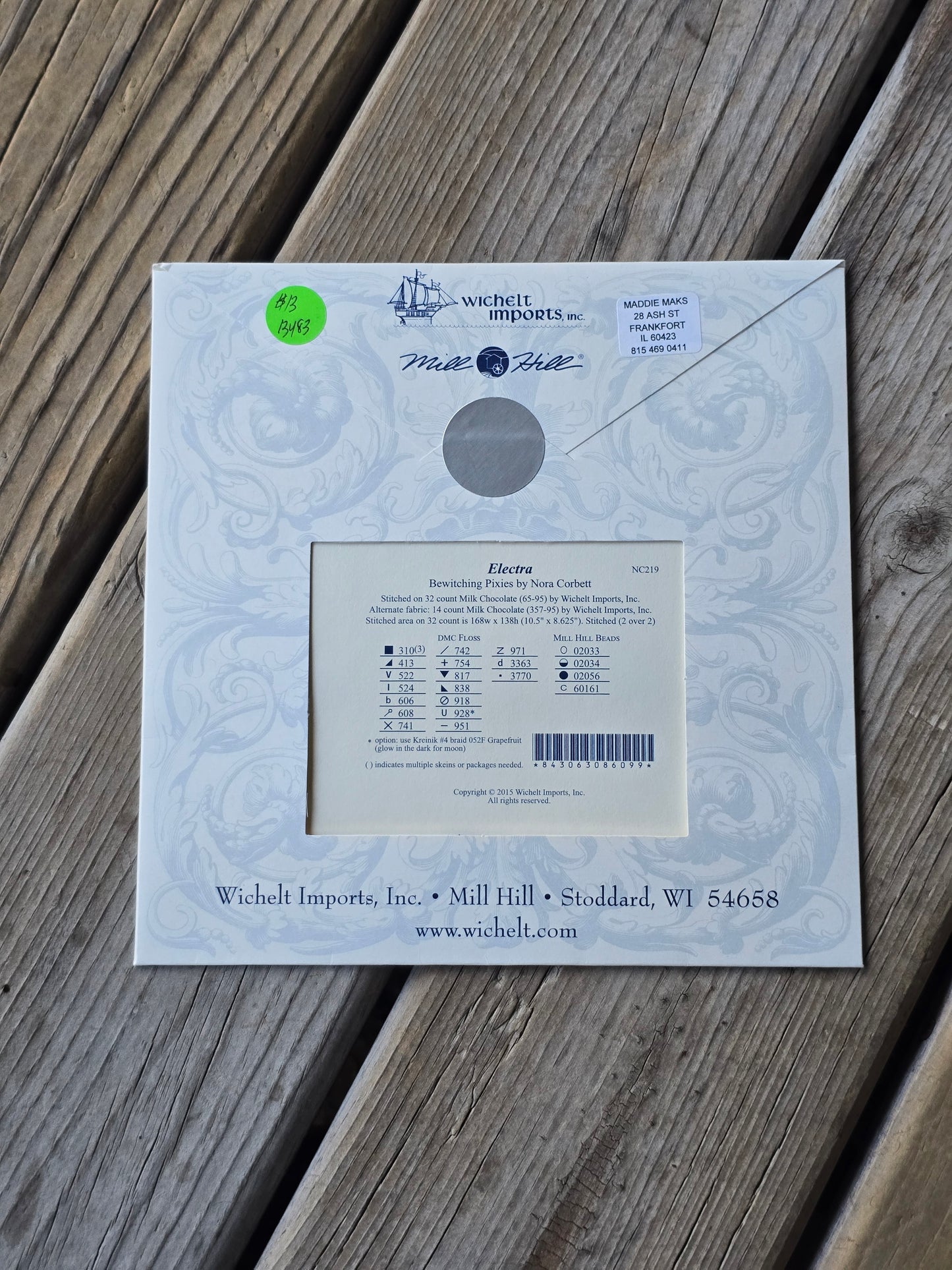 Mirabilia - Electra - Cross Stitch Pattern