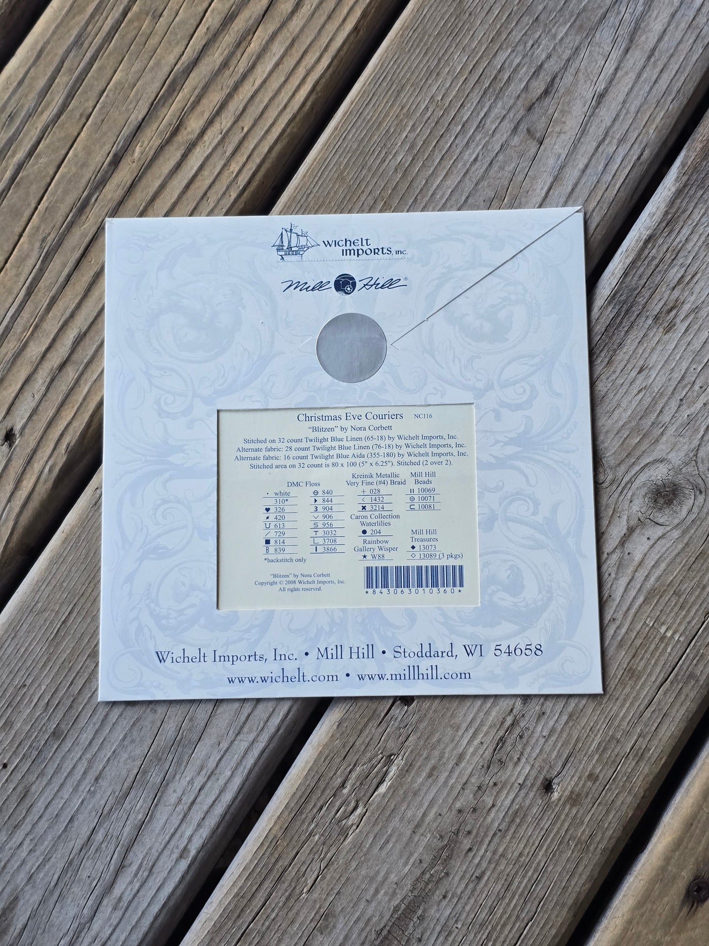 Mirabilia - Christmas Eve Couriers "Blitzen" - Cross Stitch Pattern