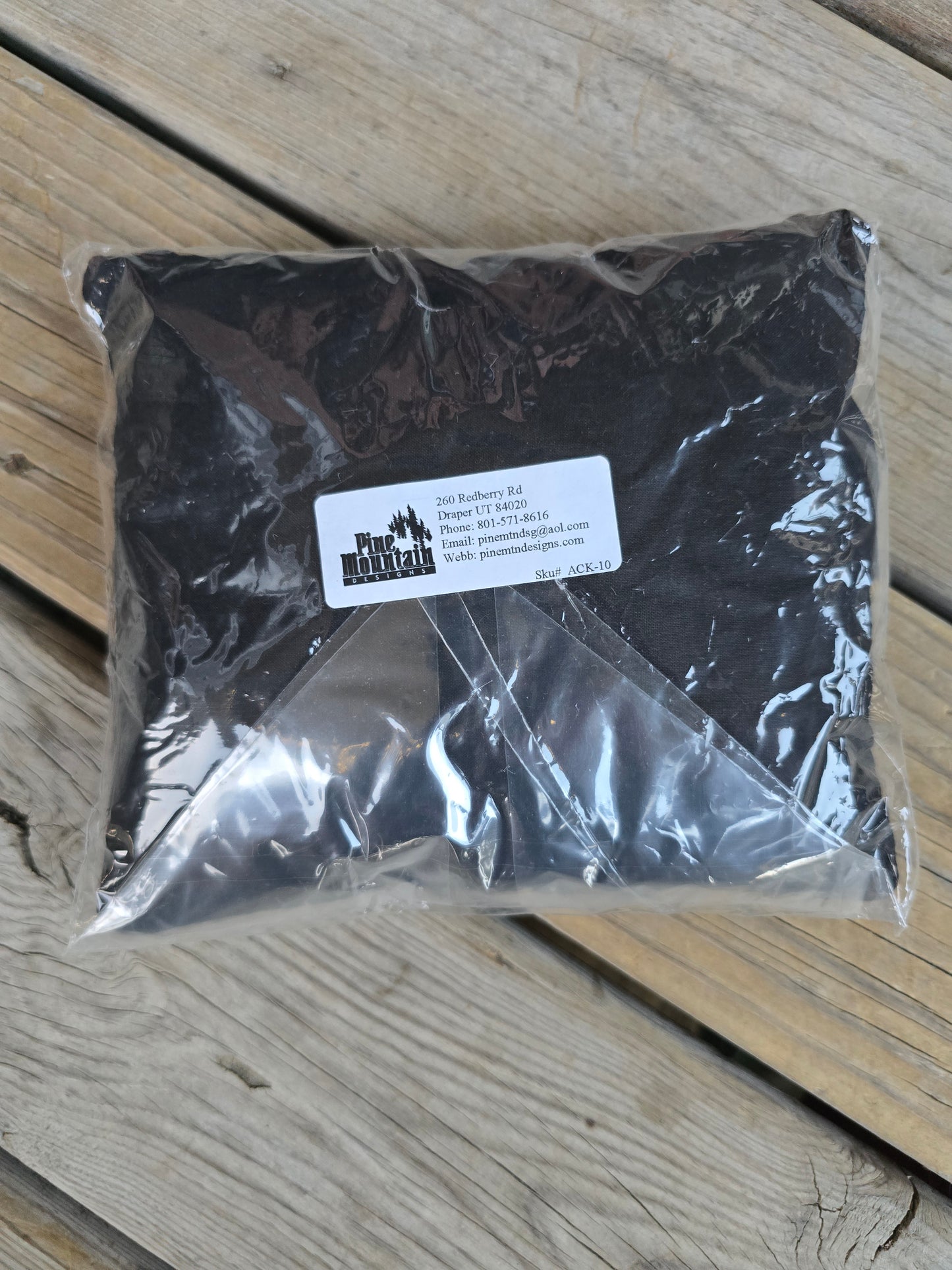 Pine Mountain Designs Black Pillow Blank