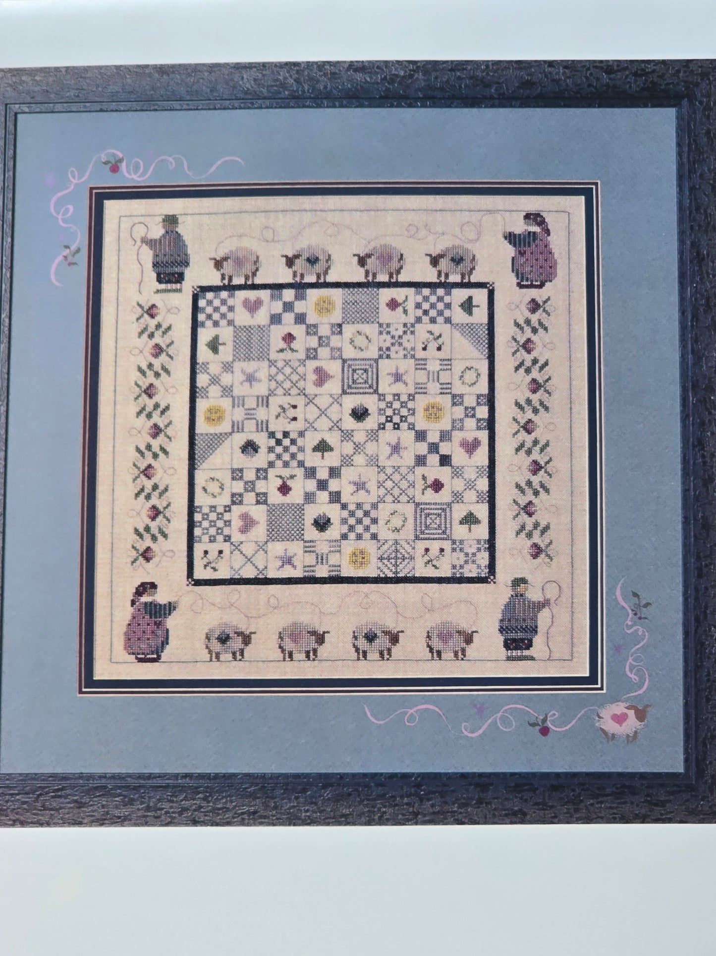 Shepherd's Bush - Checkered Sheep - Cross Stitch Pattern