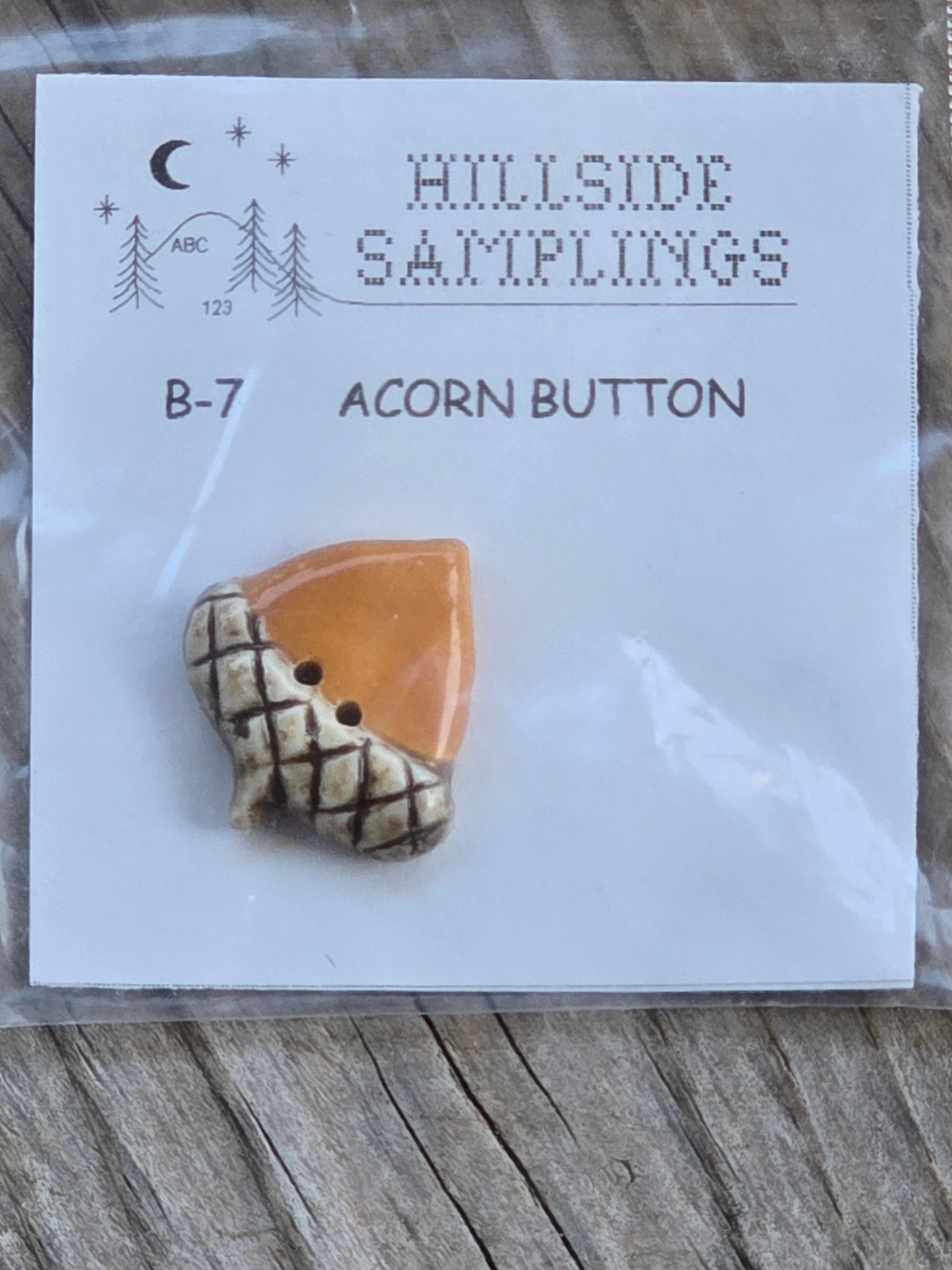 Hillside Samplings - A is for Acorn - Cross Stitch Pattern