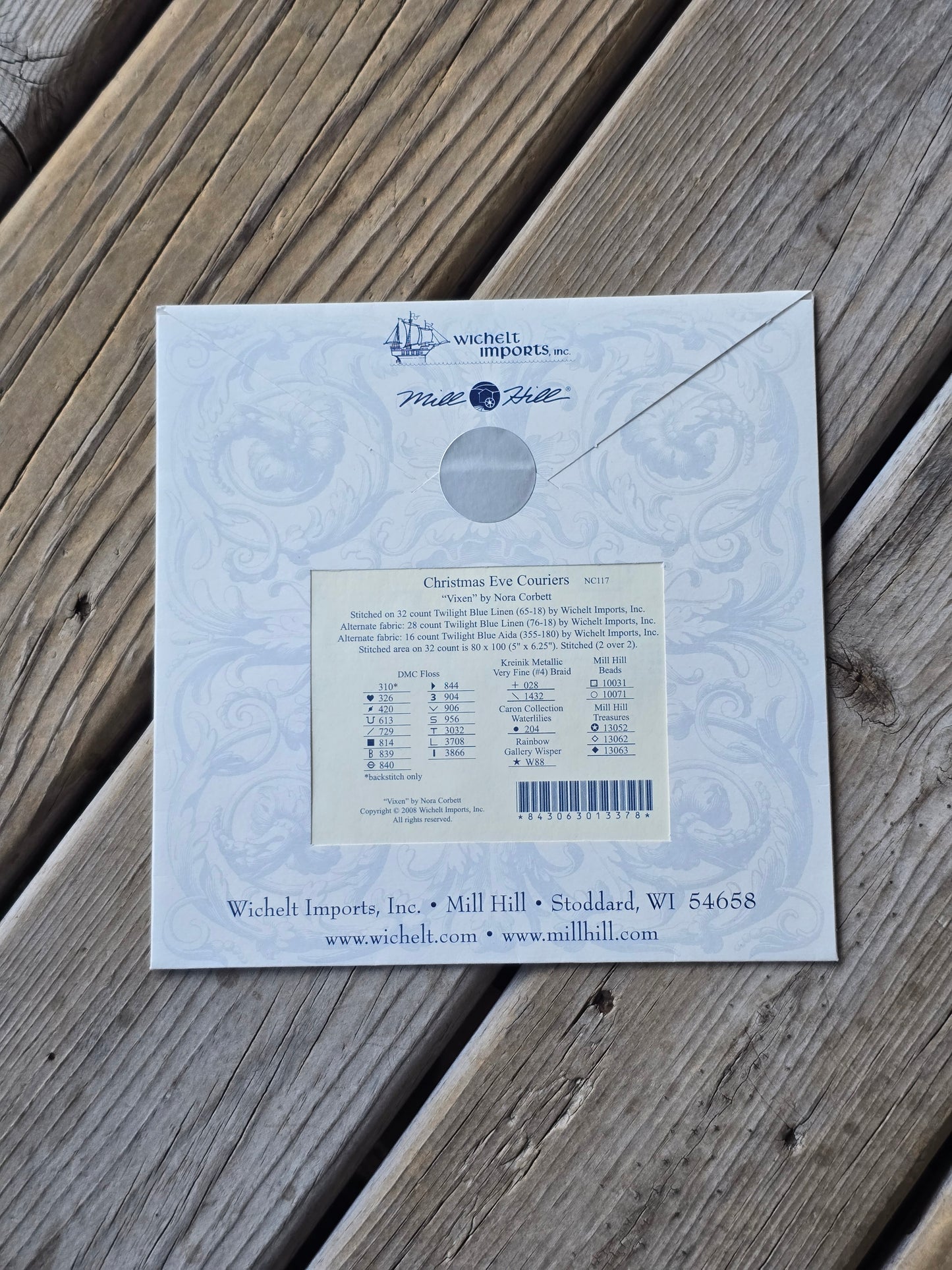 Mirabilia - Christmas Eve Couriers "Vixen" - Cross Stitch Pattern