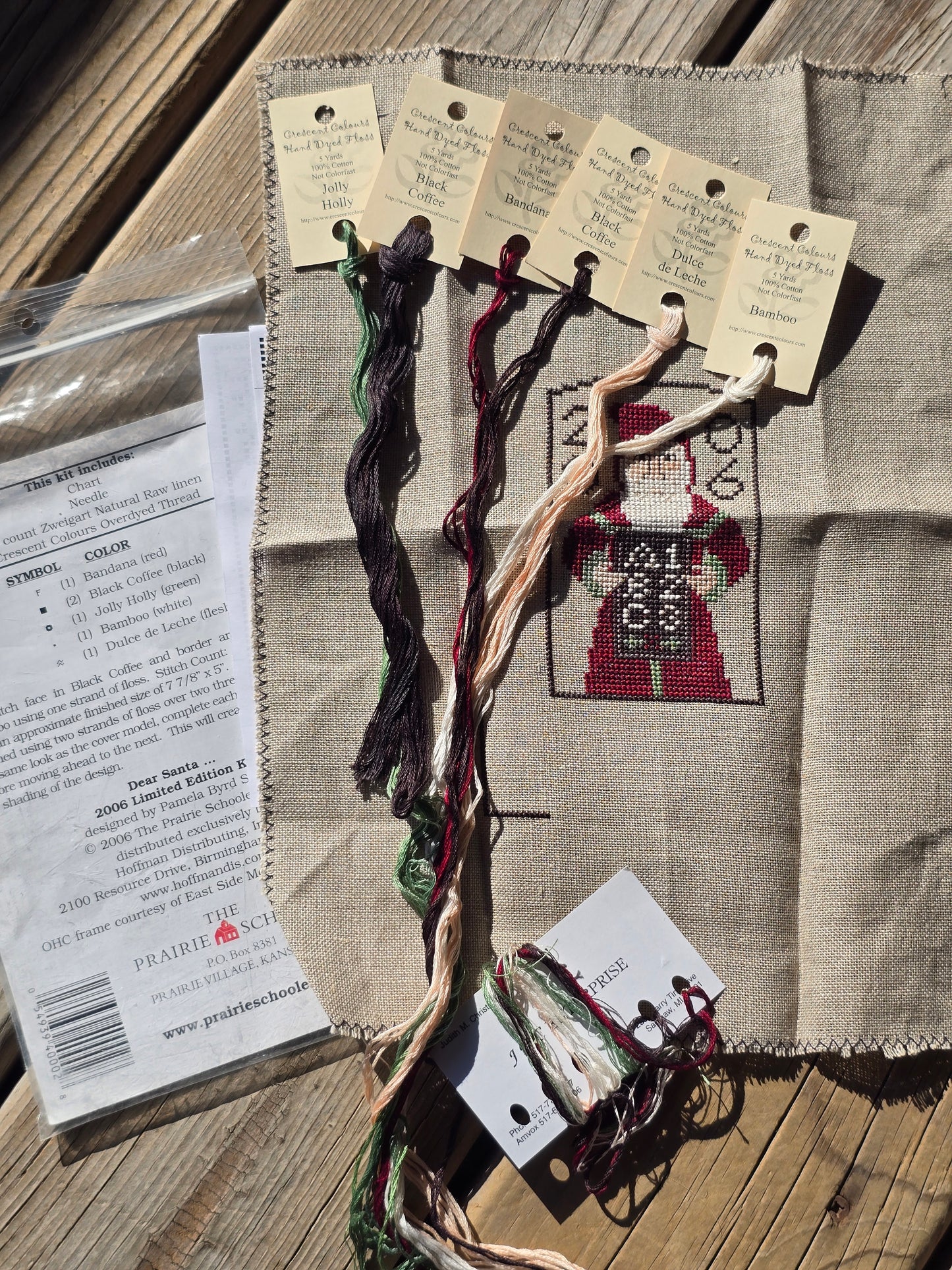The Prairie Schooler - Dear Santa - 2006 Limited Edition - Cross Stitch Kit