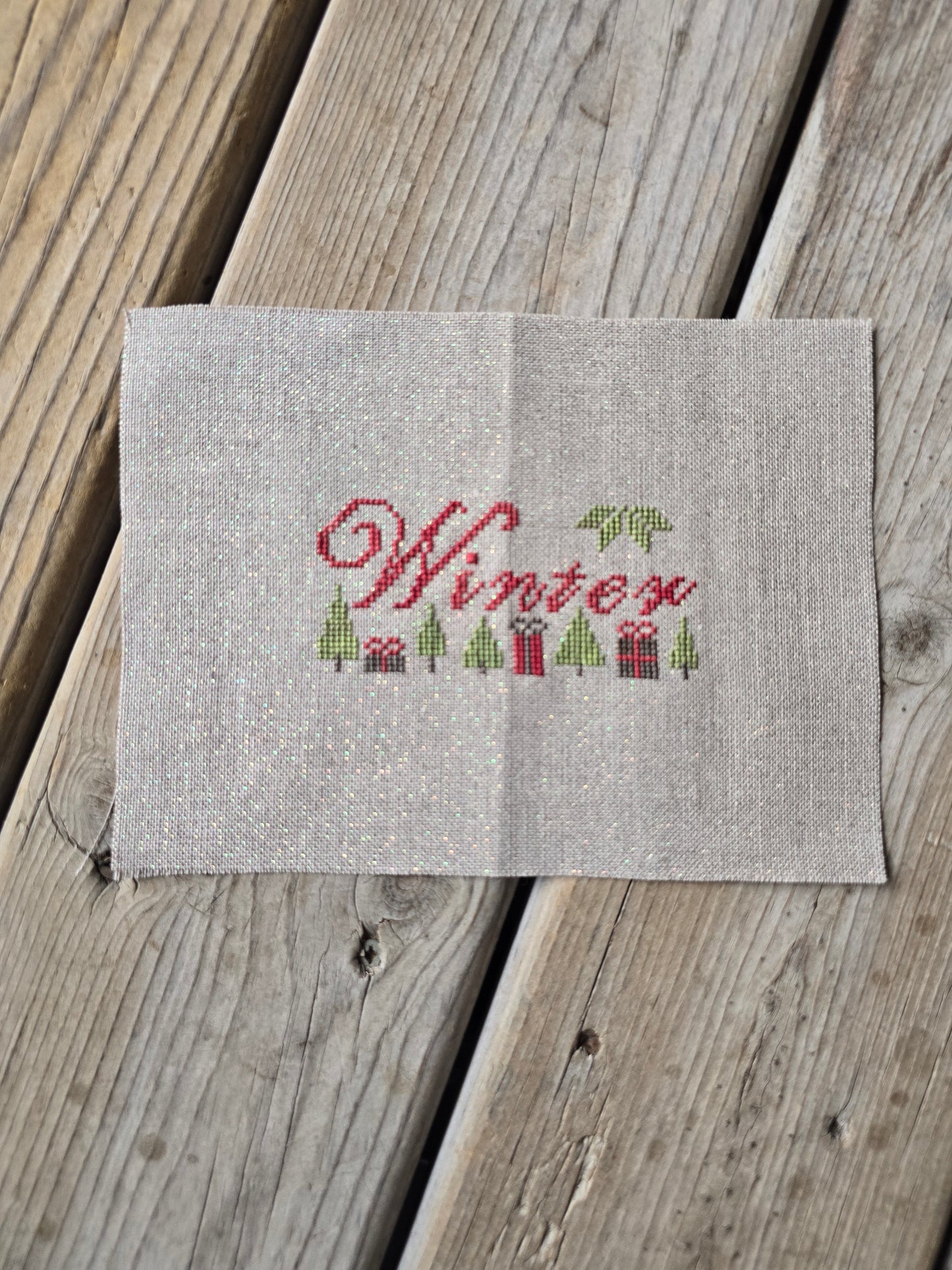 Winter - Completed Cross Stitch