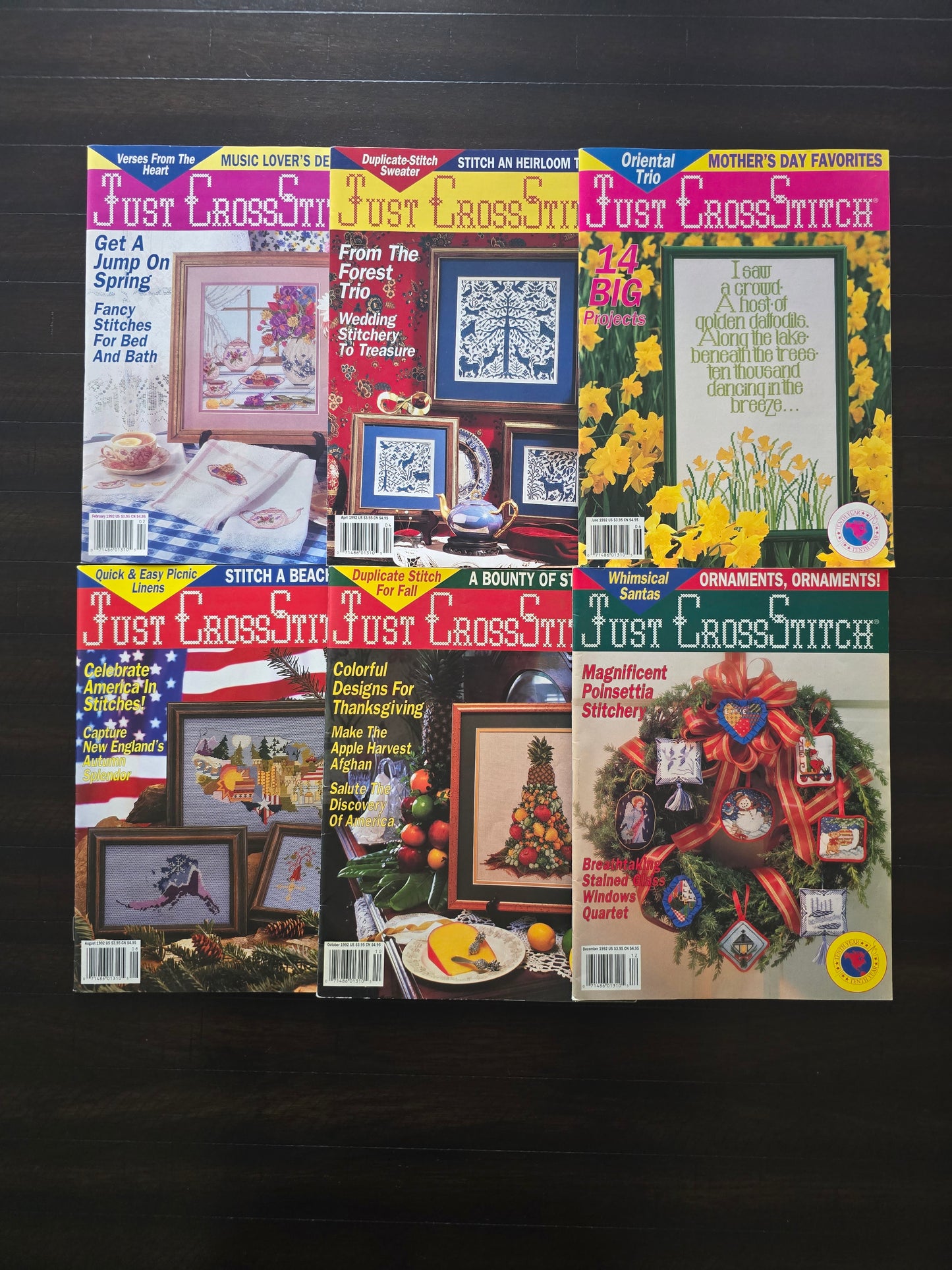 Just Cross Stitch - 1992- Magazine Bundle