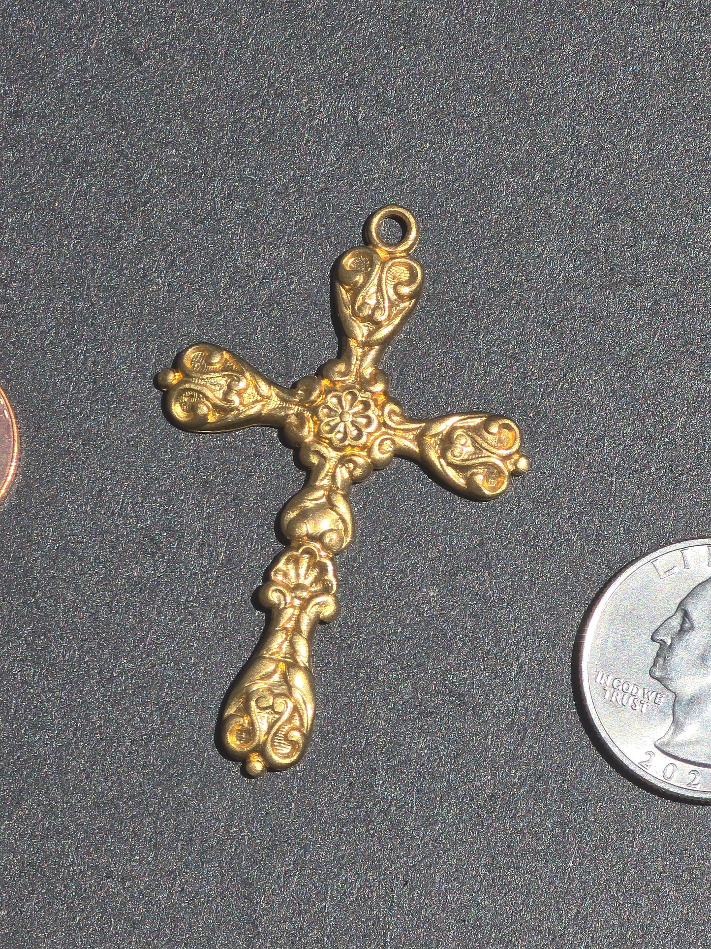 By Jupiter - Filigree Cross - Notions - Charms
