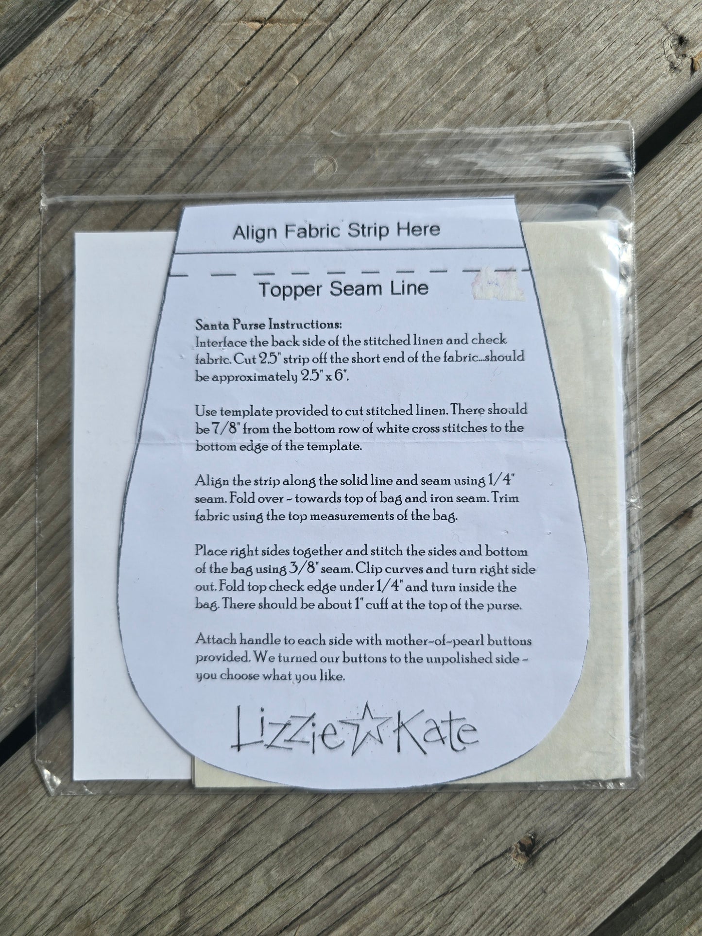 Lizzie Kate - Very Merry Santa - Limited Edition - Cross Stitch Pattern