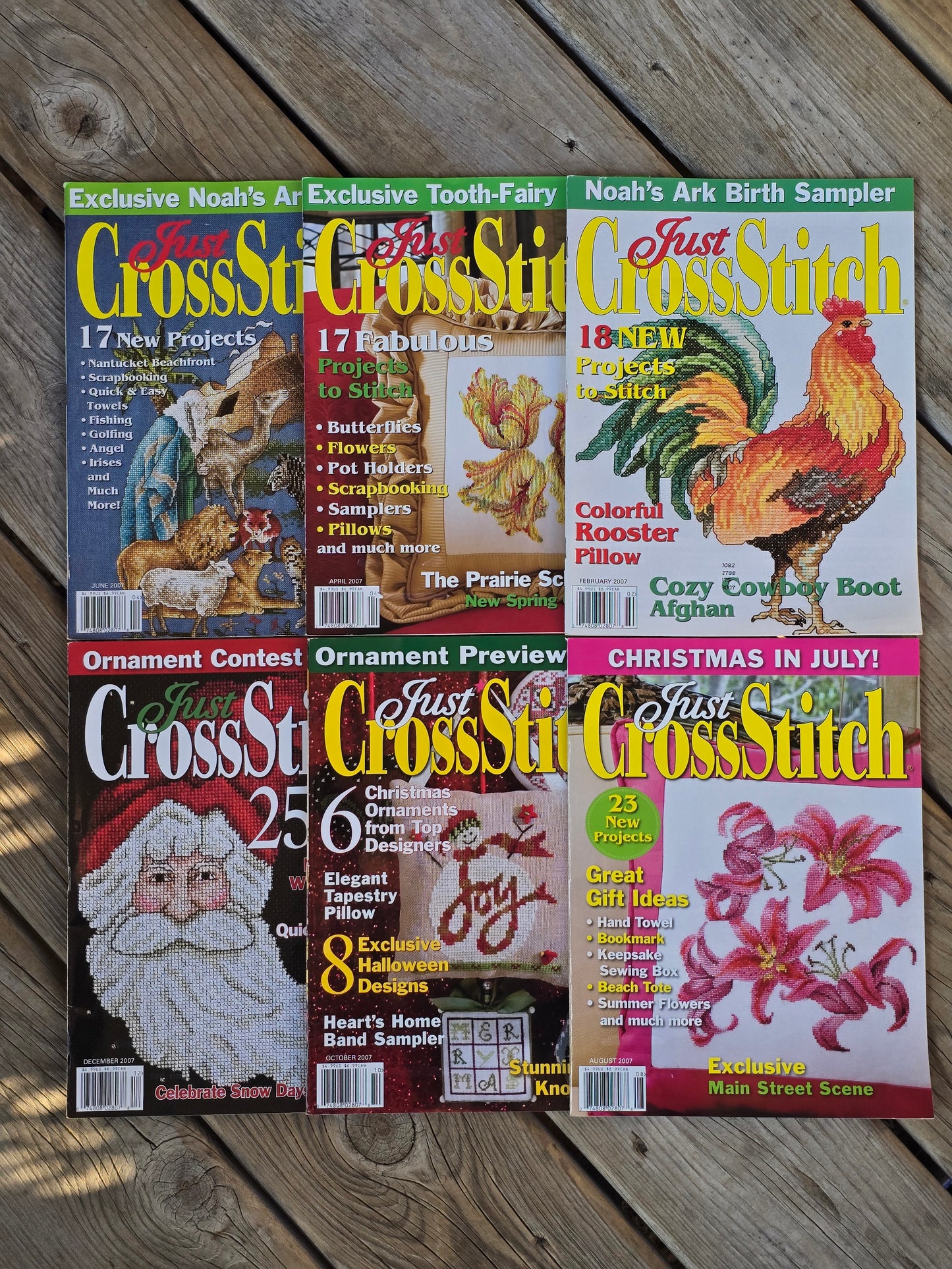 Just Cross Stitch - 2007- Magazine Bundle