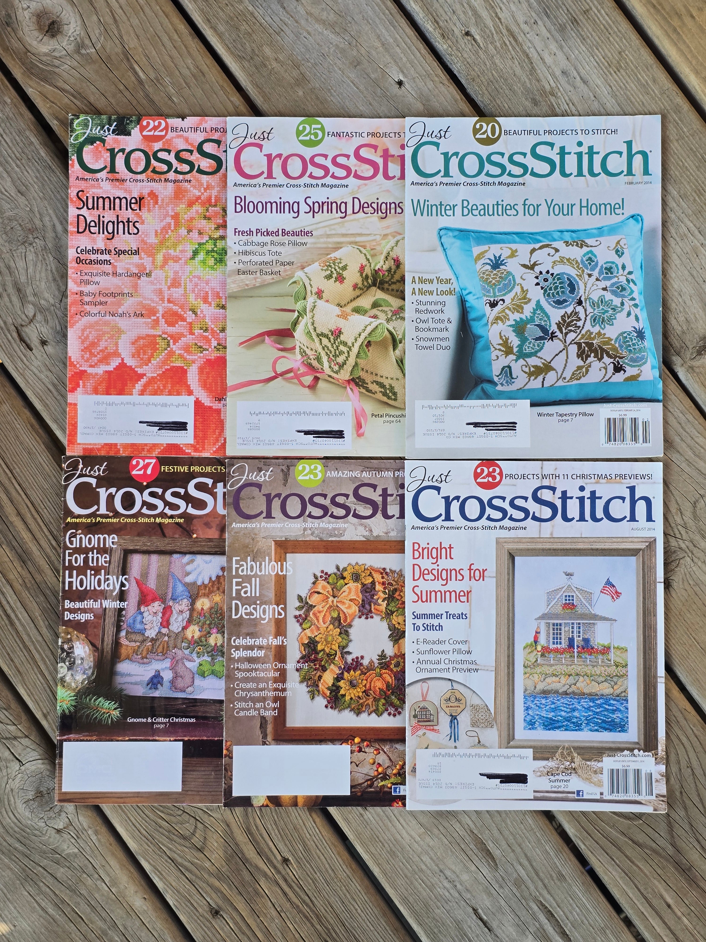 Just Cross Stitch - 2014 - Magazine Bundle – GATHER 'N STITCH LLC