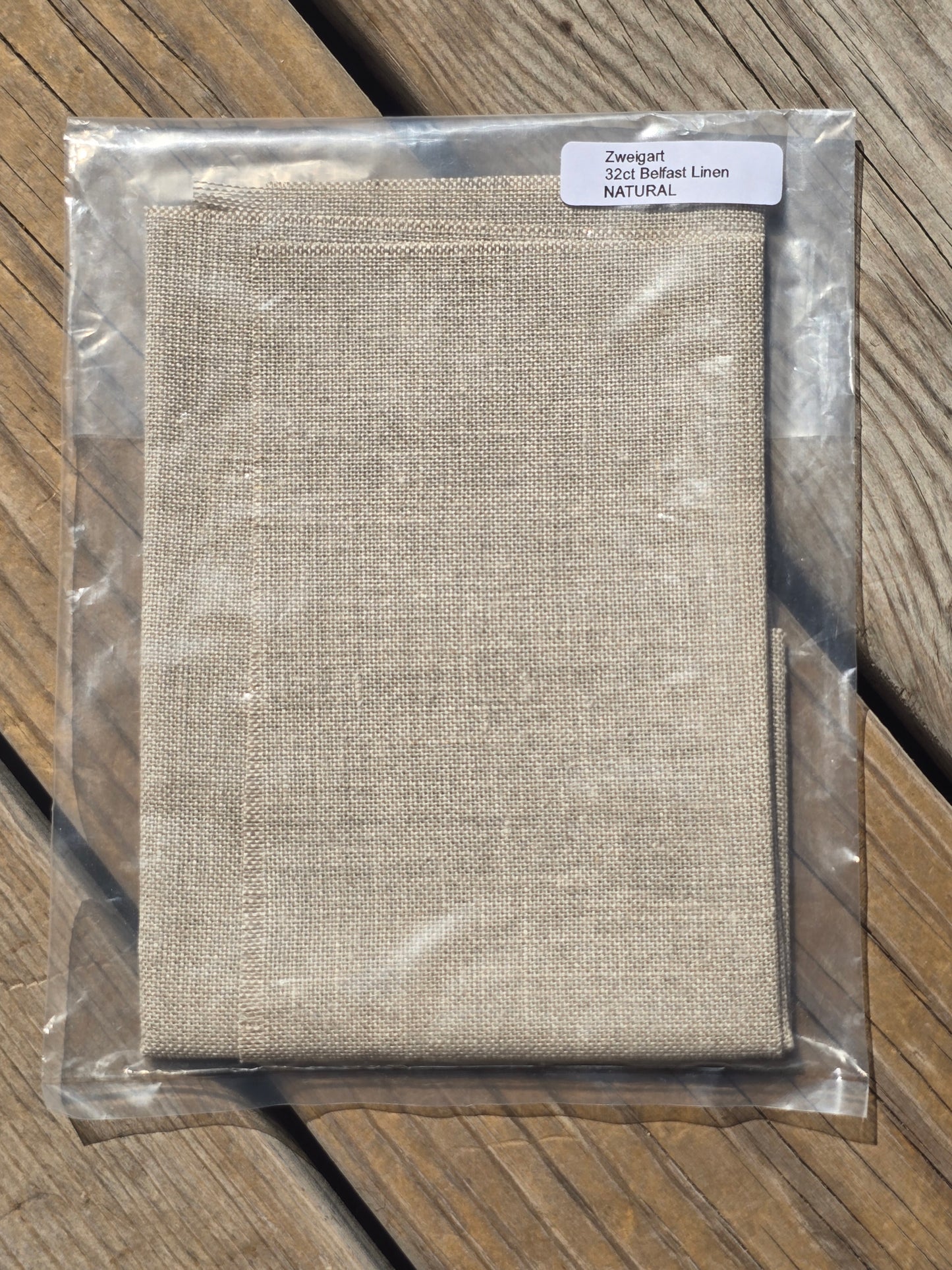 Zweigart - 32 Count Natural - Belfast Linen - Cross Stitch Cloth