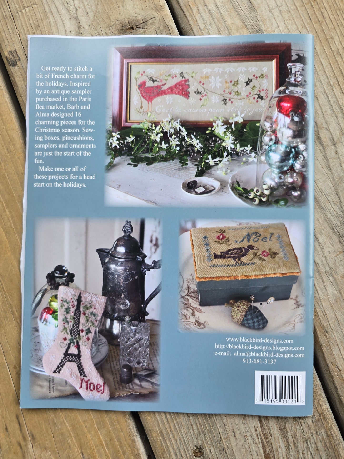 Blackbird Designs - Joyeux Noel; Projects & Samplers to Stitch - Cross Stitch Pattern Book