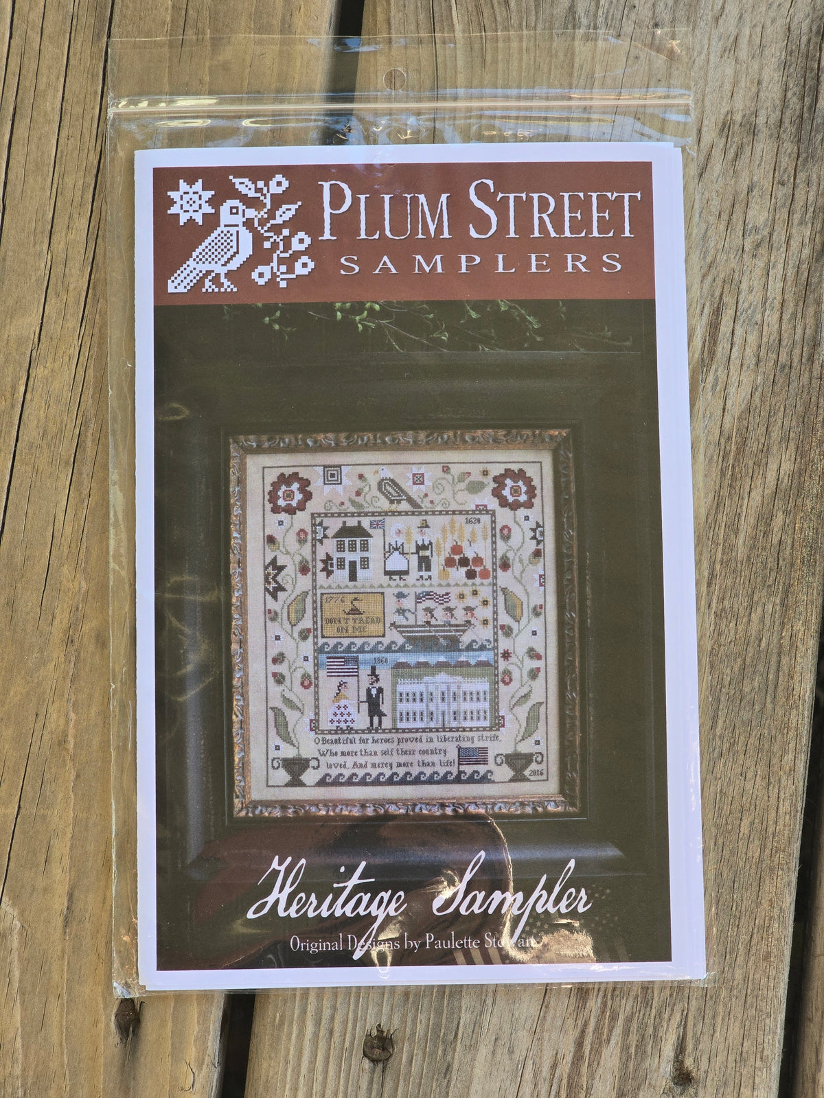 Plum Street Samplers - Heritage Sampler - Cross Stitch Pattern