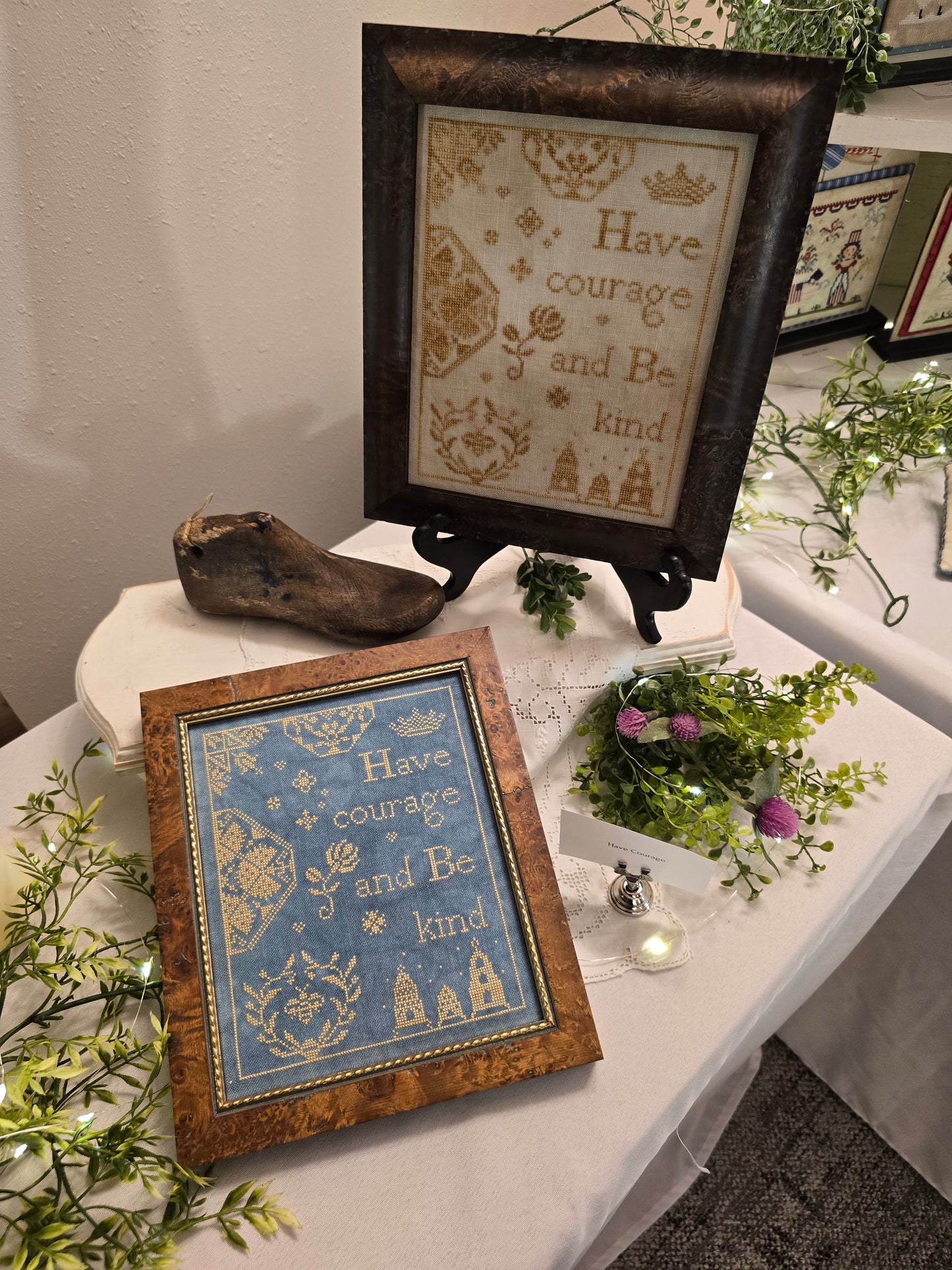 The Proper Stitcher - Have Courage - Cross Stitch Pattern - Nashville Needlework Market 2026