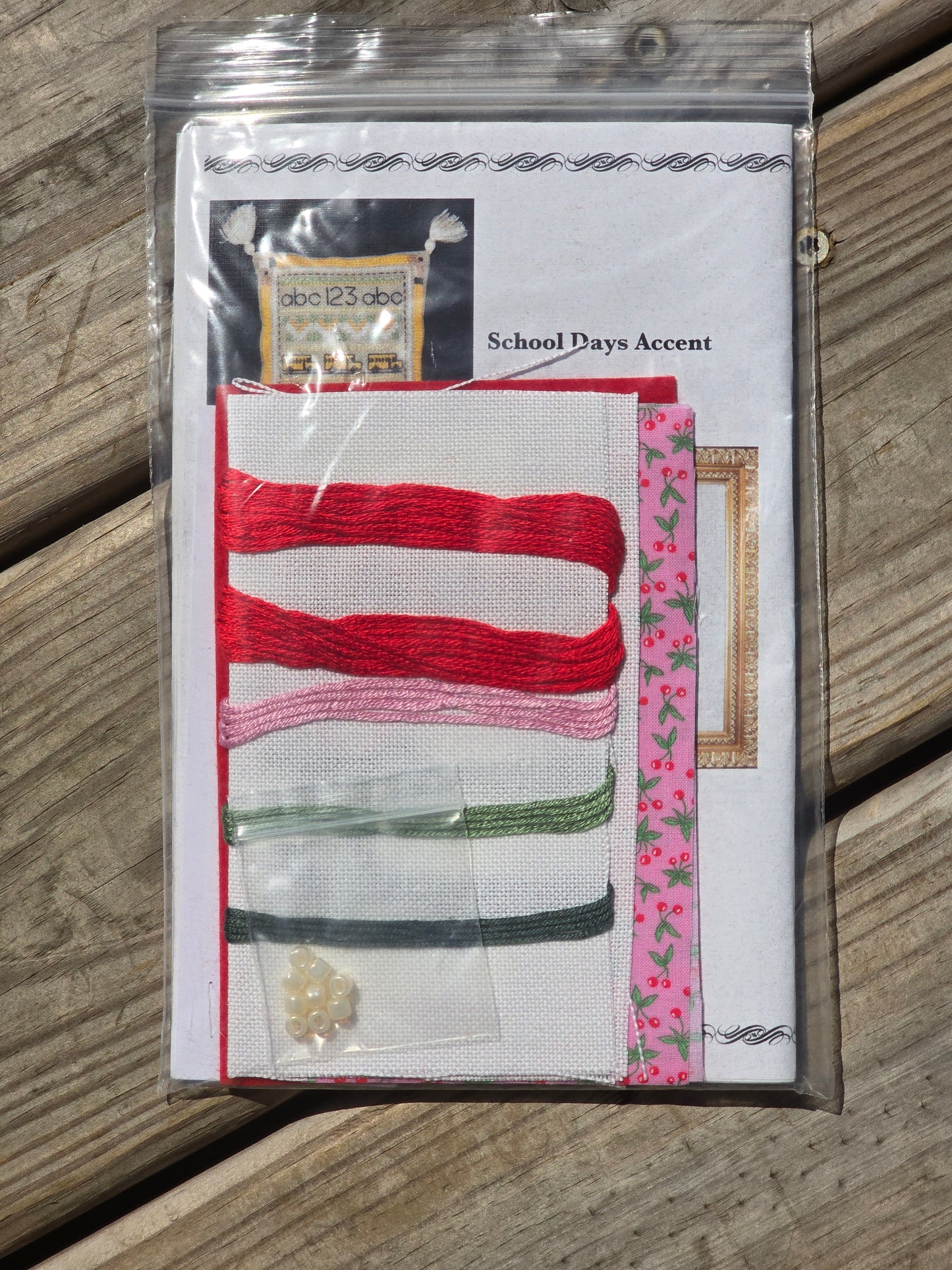 Periwinkle Promises - Cherry Needle Case - Petite Perwinkles - Cross Stitch Kit