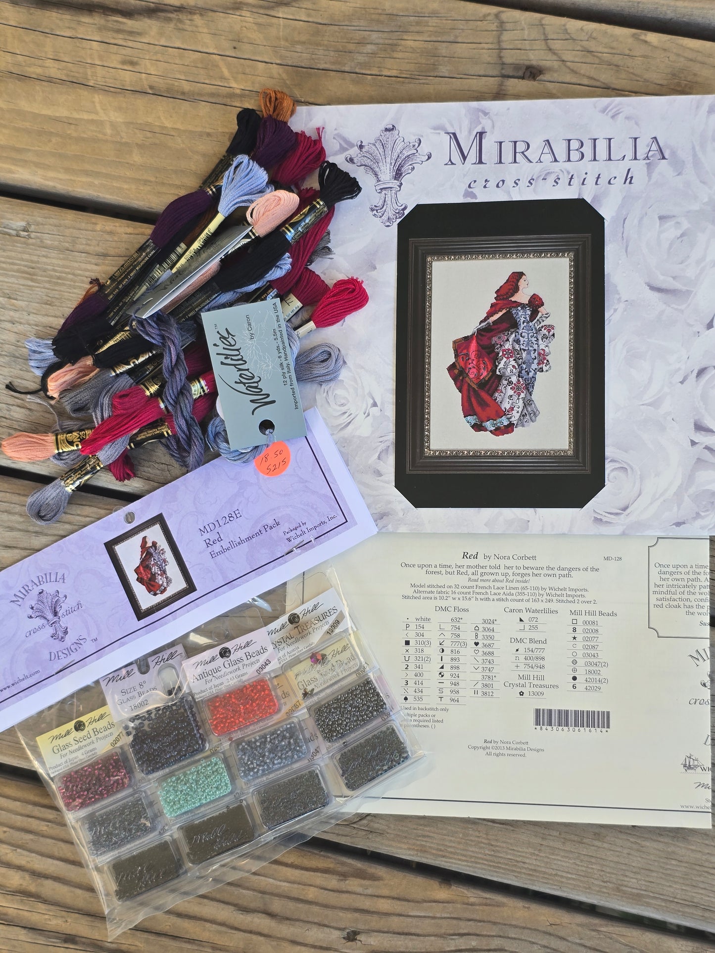 Mirabilia - Red - Cross Stitch Kit