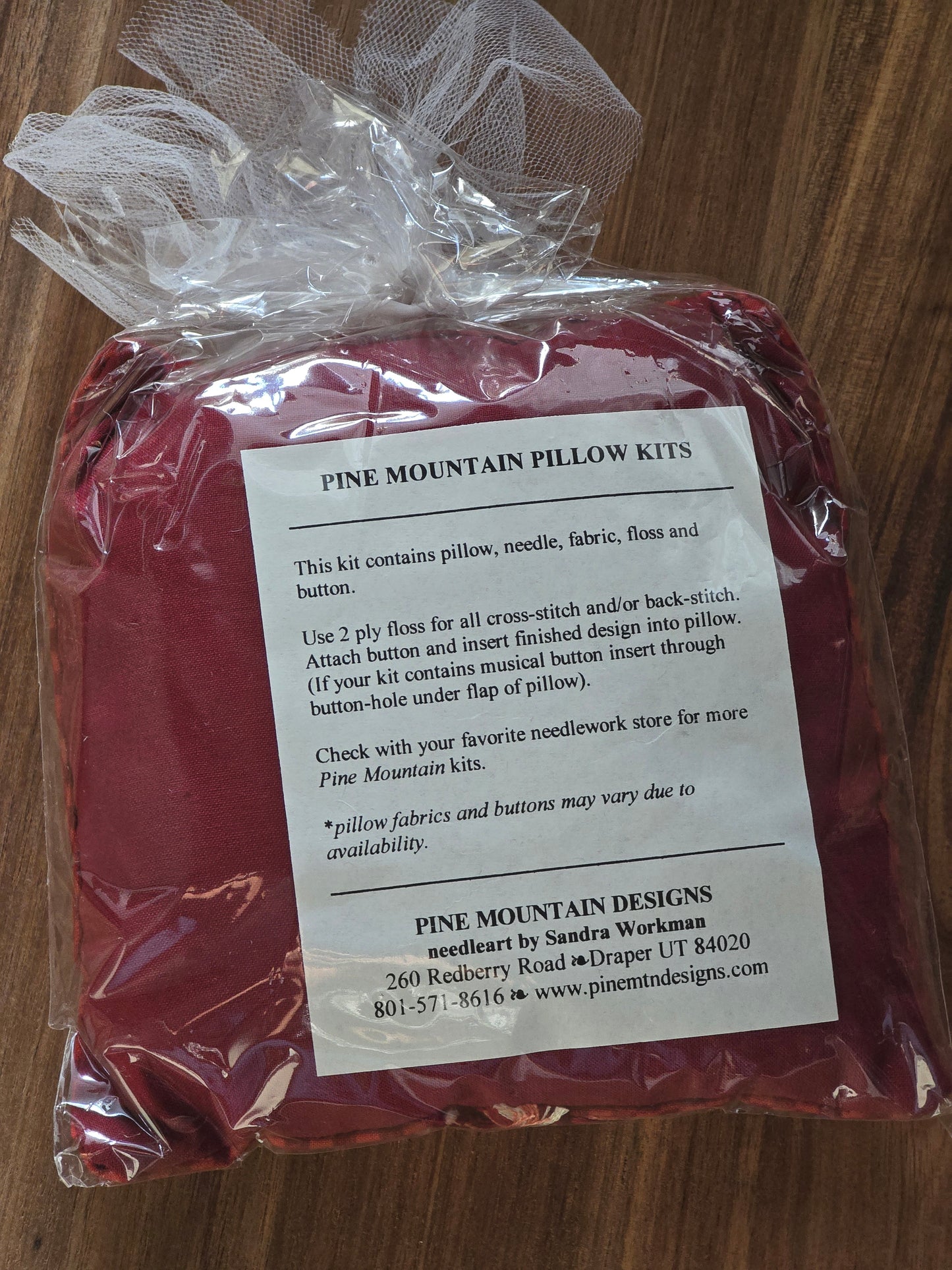 Pine Mountain Designs - February - Pillow Kit
