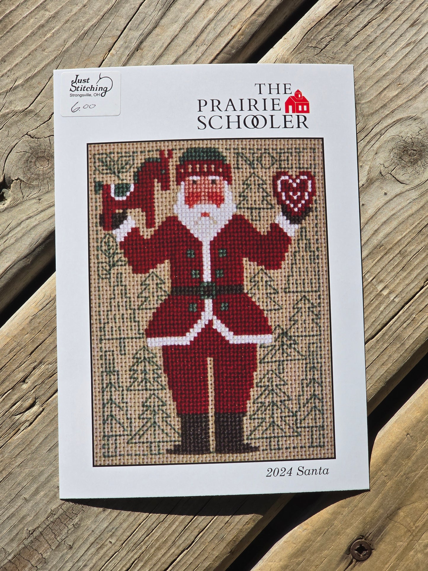The Prairie Schooler - 2024 Santa - Cross Stitch Pattern