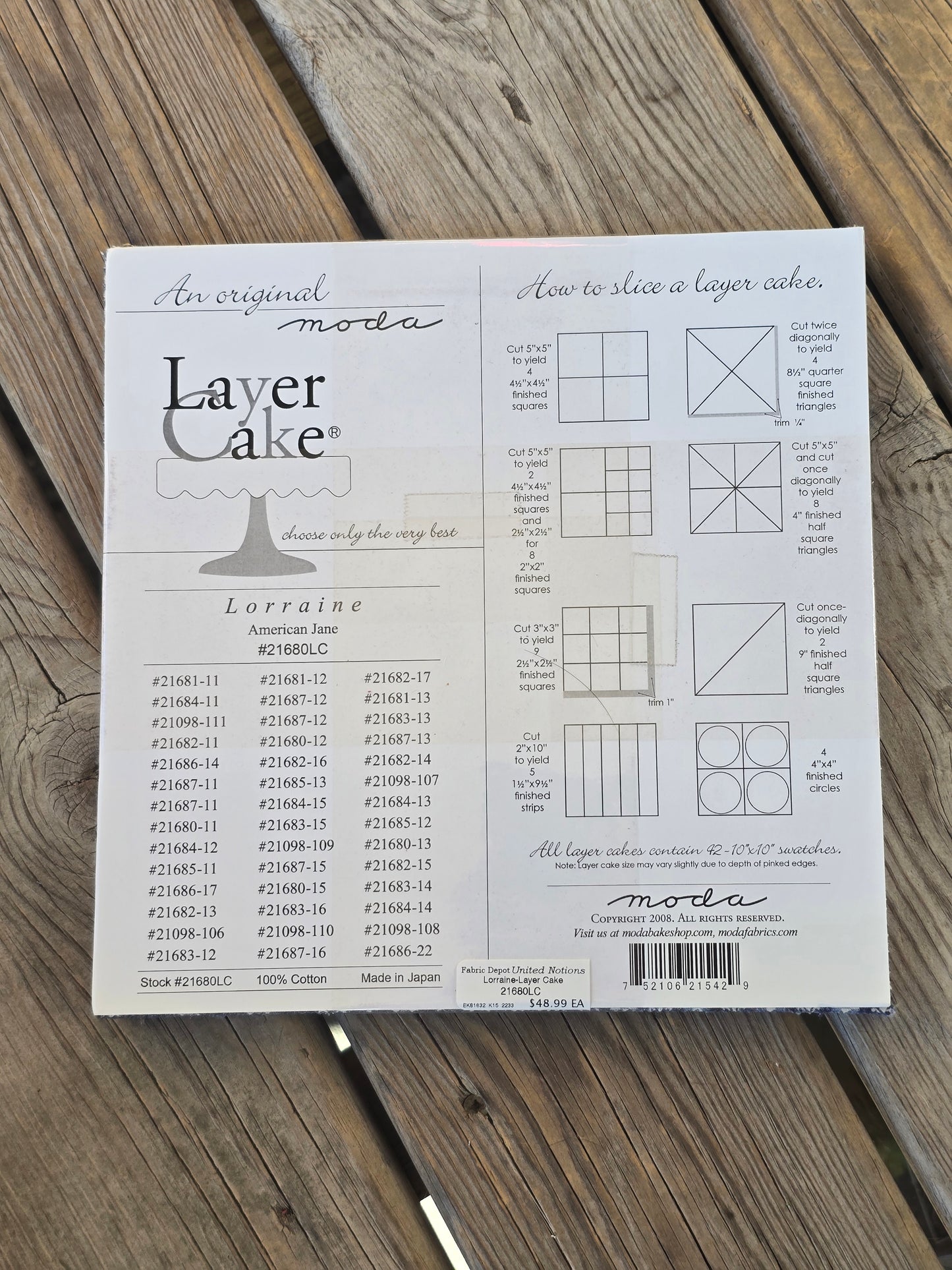 Moda - American Jane - Lorraine - Layer Cake