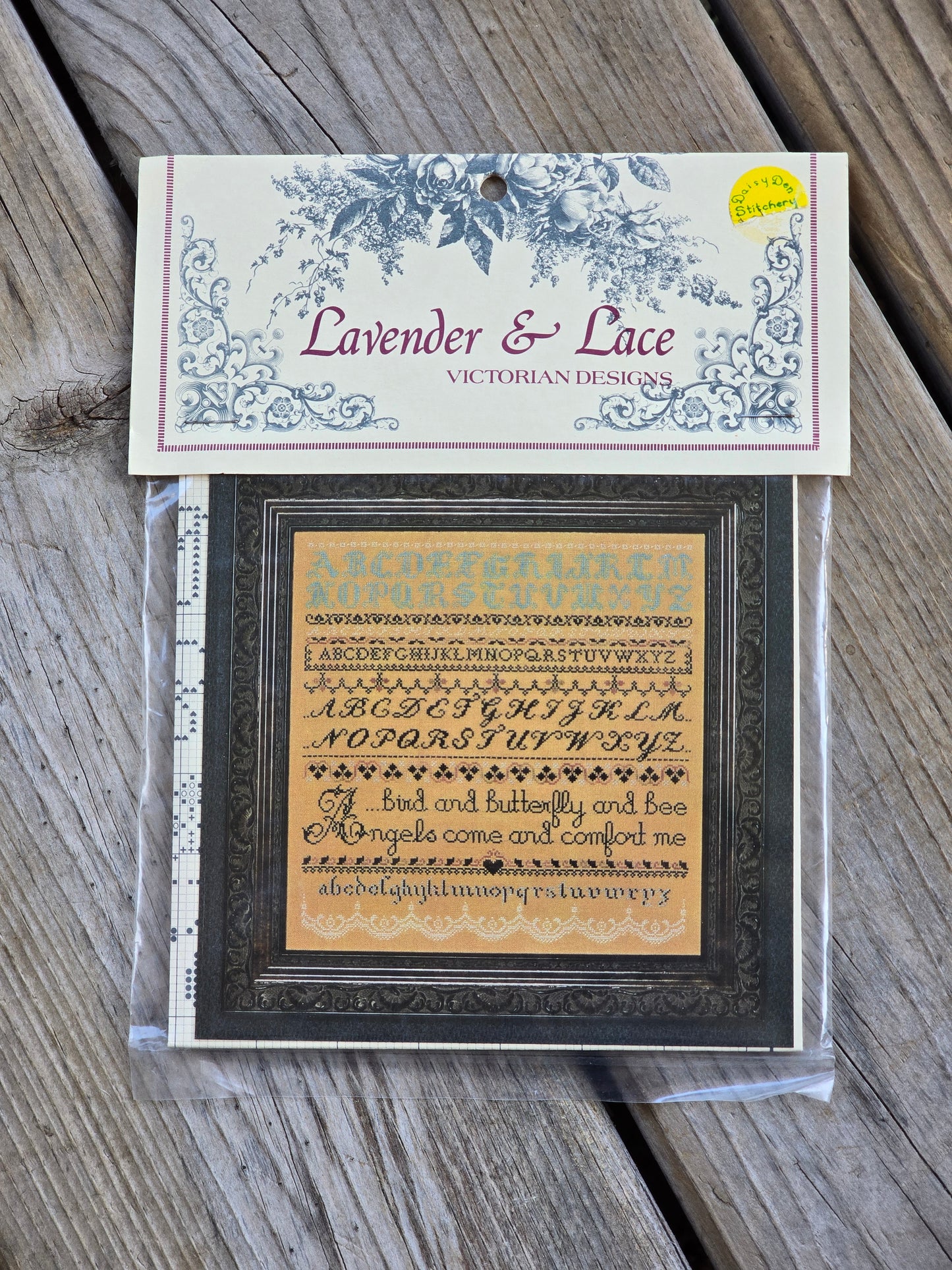 Lavender & Lace - Angel Sampler - Cross Stitch Pattern