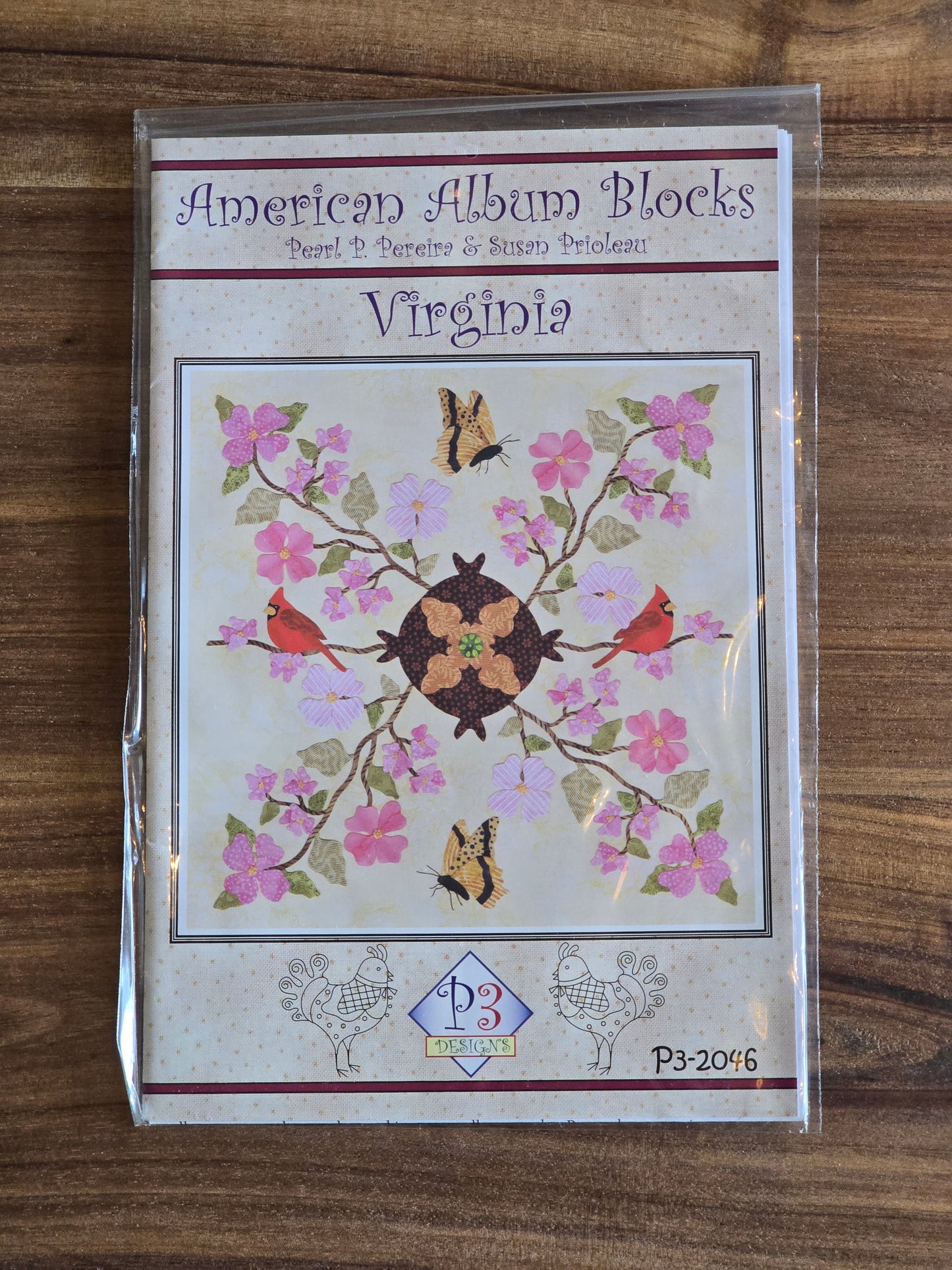 P3 Designs - American Album Blocks - Virginia - Applique Pattern