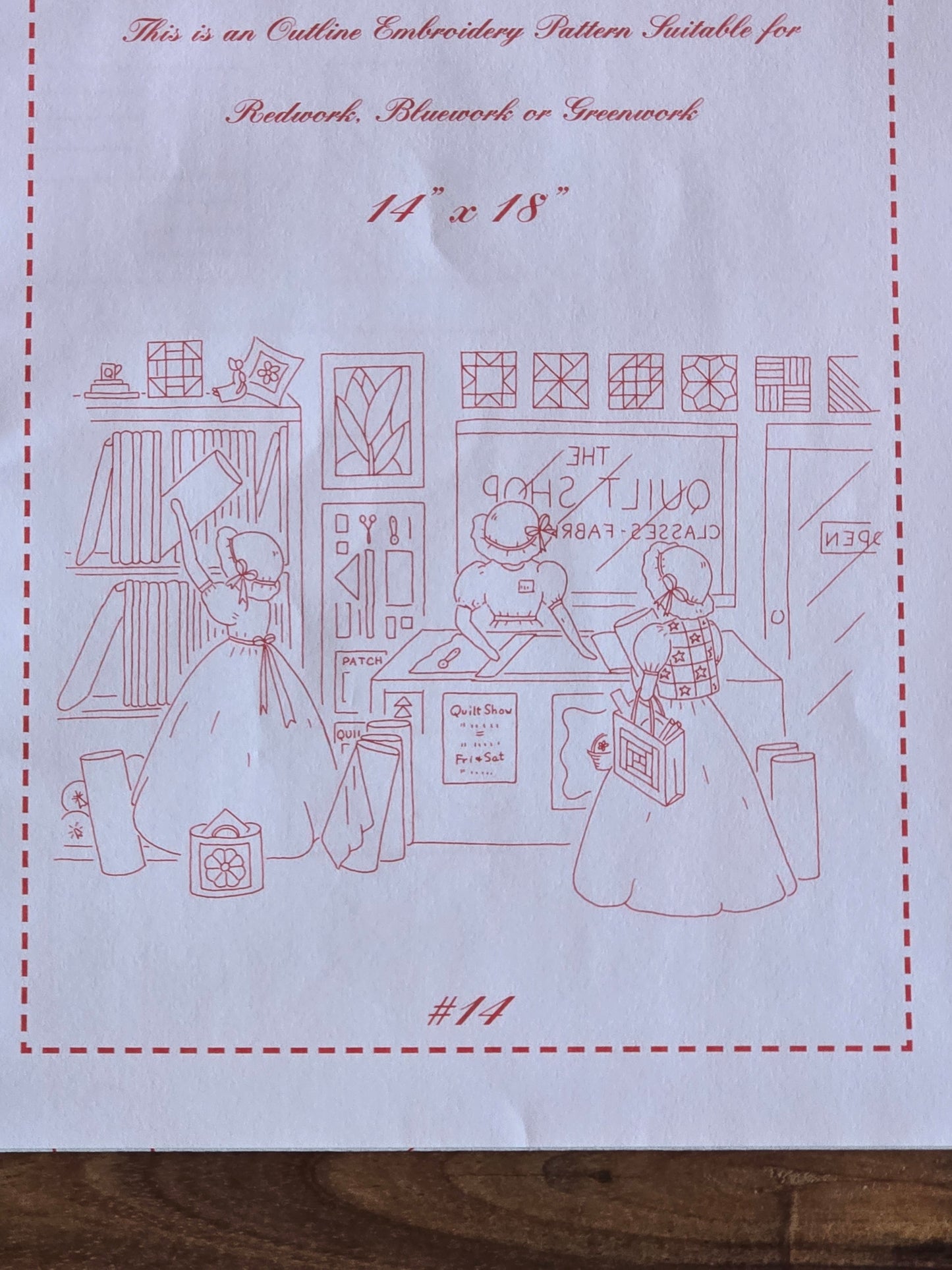Quilting Bee Designs - The Quilt Shop - Embroidery Pattern