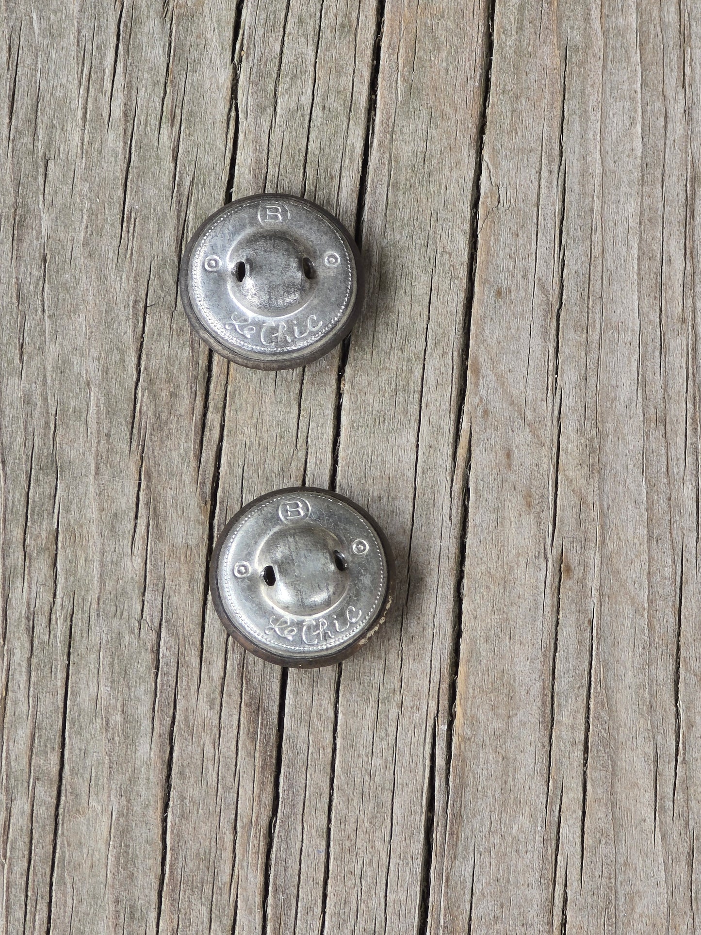 Vintage Flower Mirror Backed Buttons