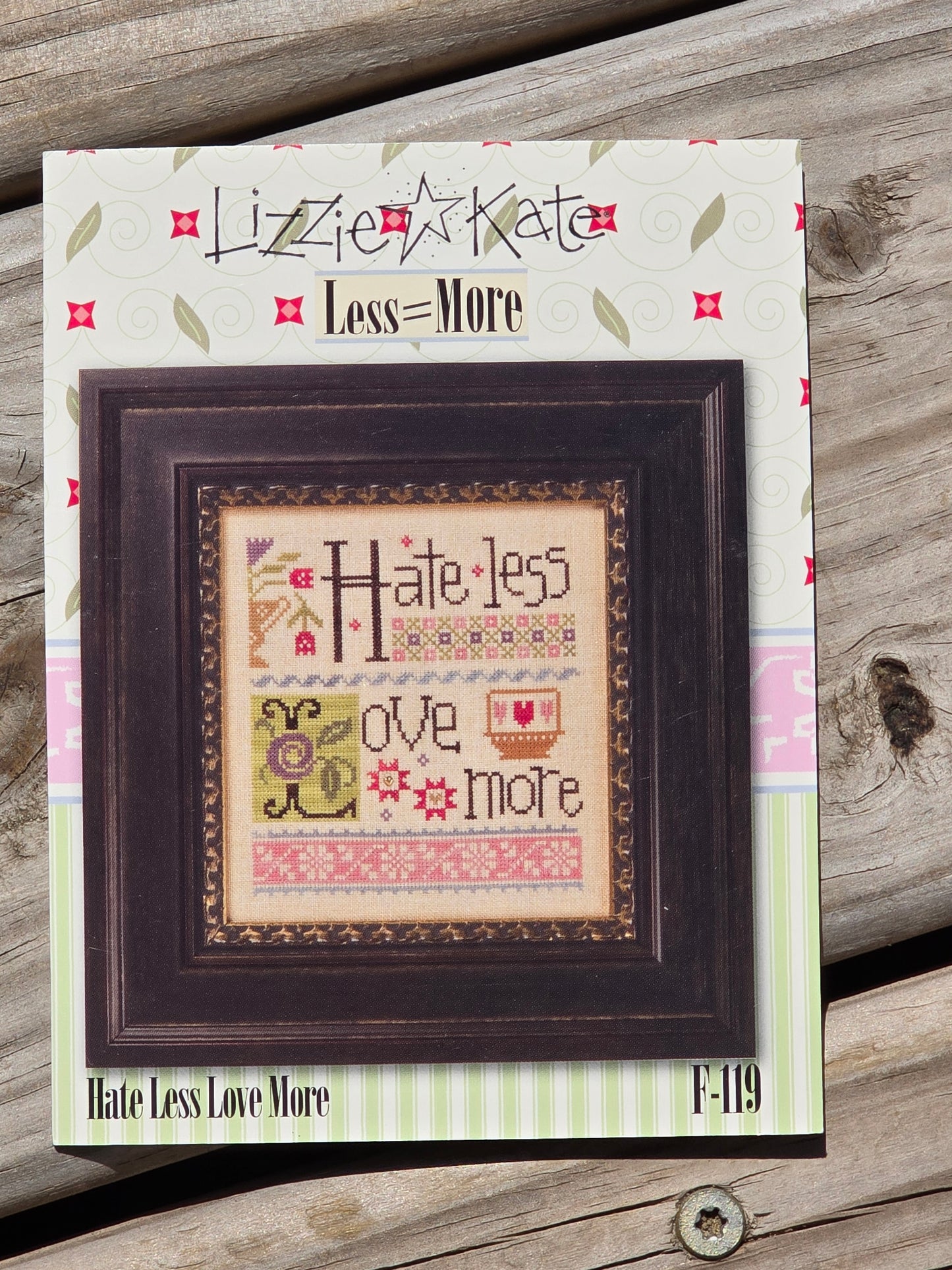 Lizzie Kate - Set of Less = More - Cross Stitch Pattern