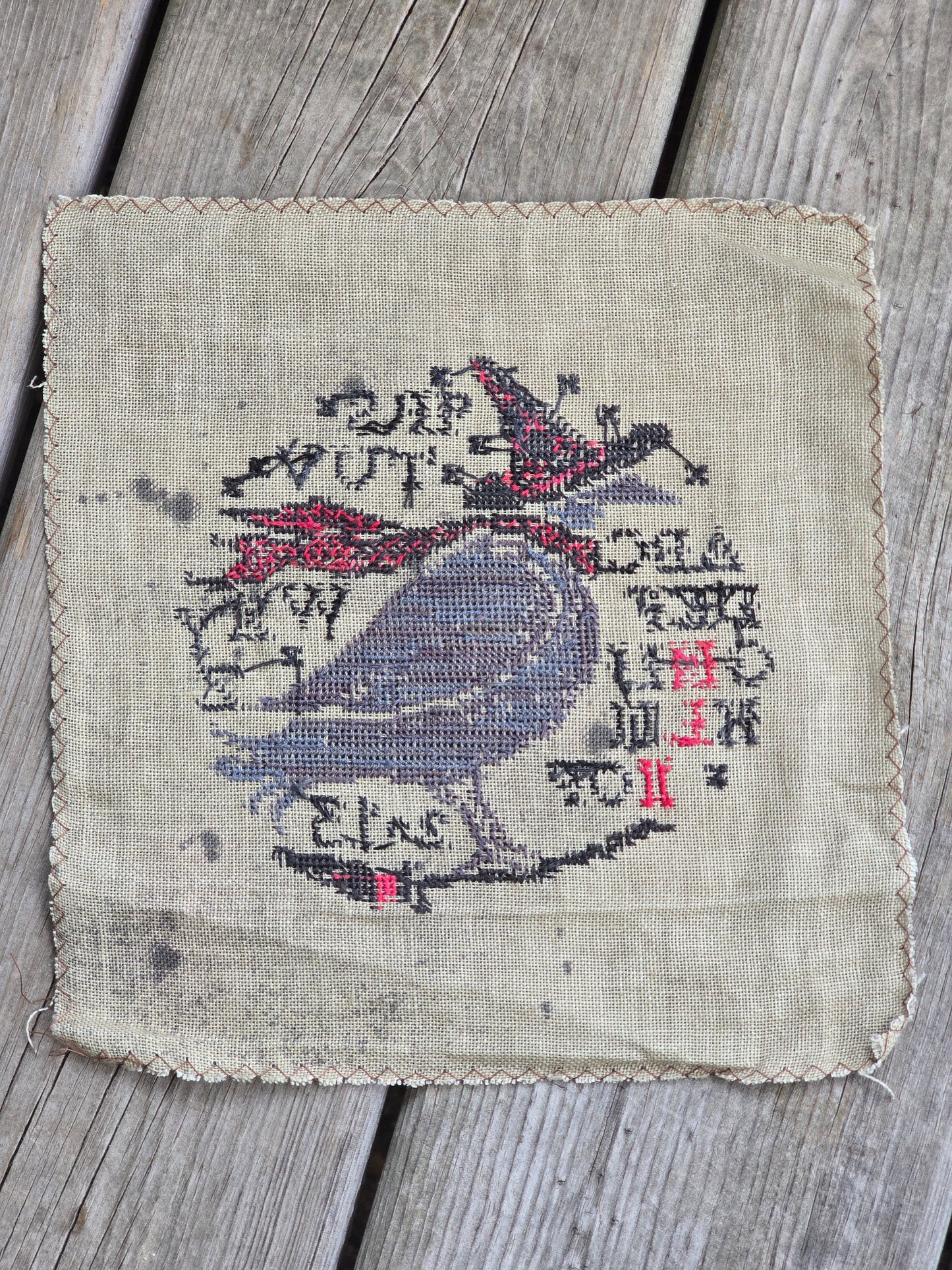 Blackbird Designs - Midnight Ride - Completed Cross Stitch