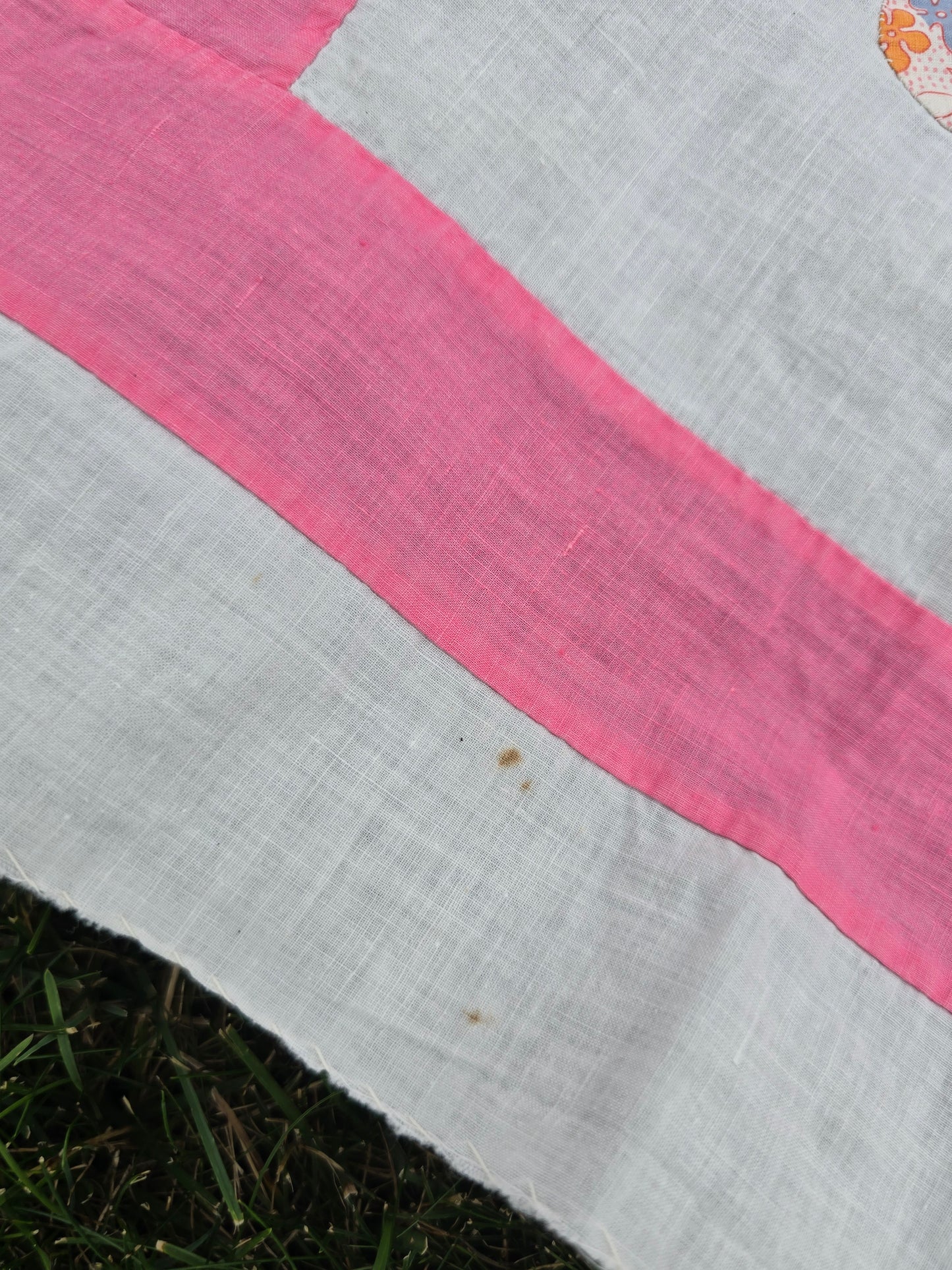 Vintage Dresden Plate Quilt Top