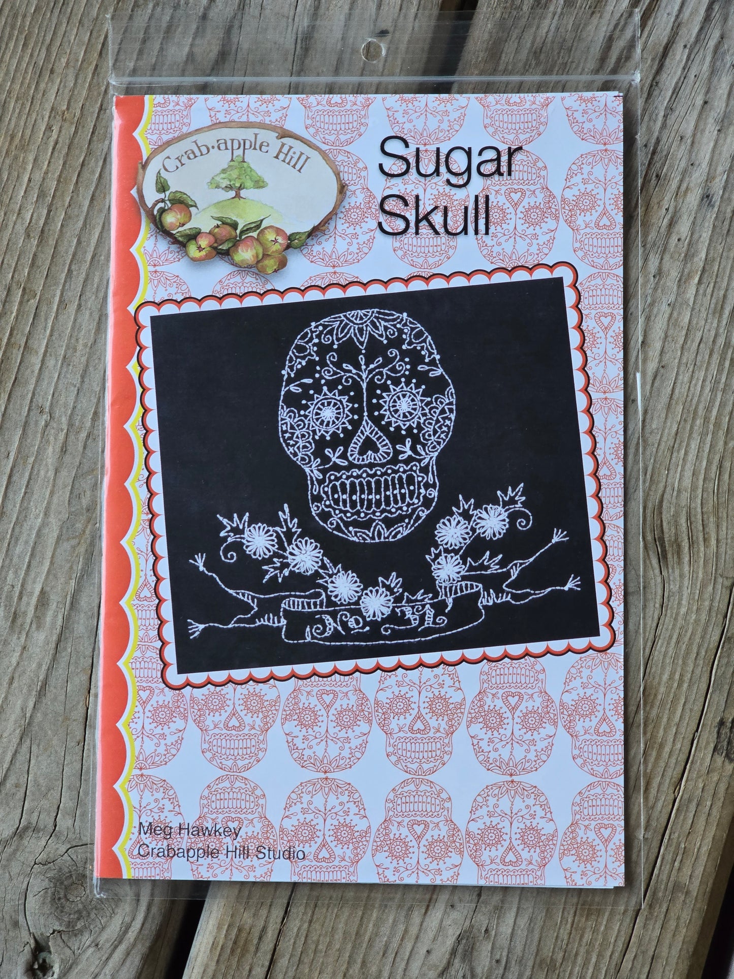 Crab-apple Hill - Sugar Skull - Embroidery Pattern