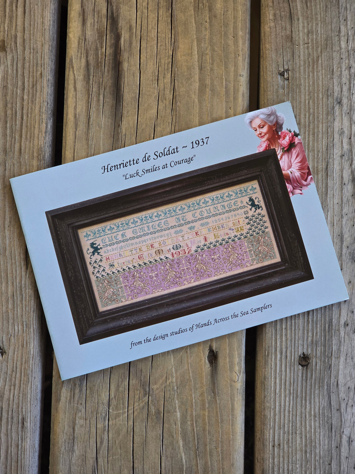 Hands Across The Sea Samplers - Henriette de Soldat - 1937 - Cross Stitch Pattern Booklet