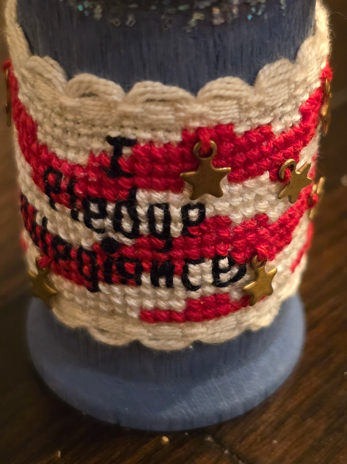 Faithwurks - Our Flag - Seasonal Spool Decoration