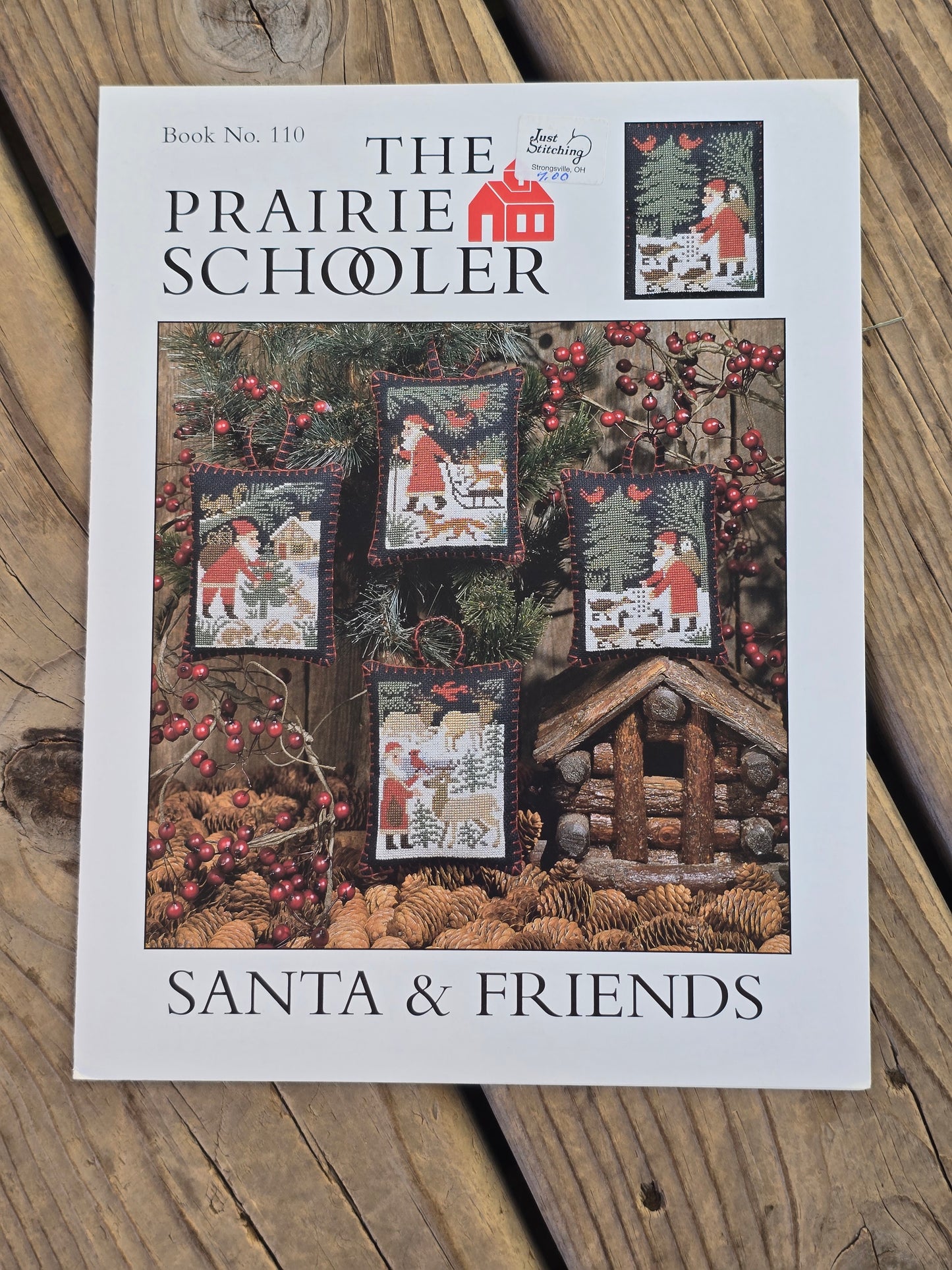 The Prairie Schooler - Santa & Friends - Book No. 110 - Cross Stitch Pattern