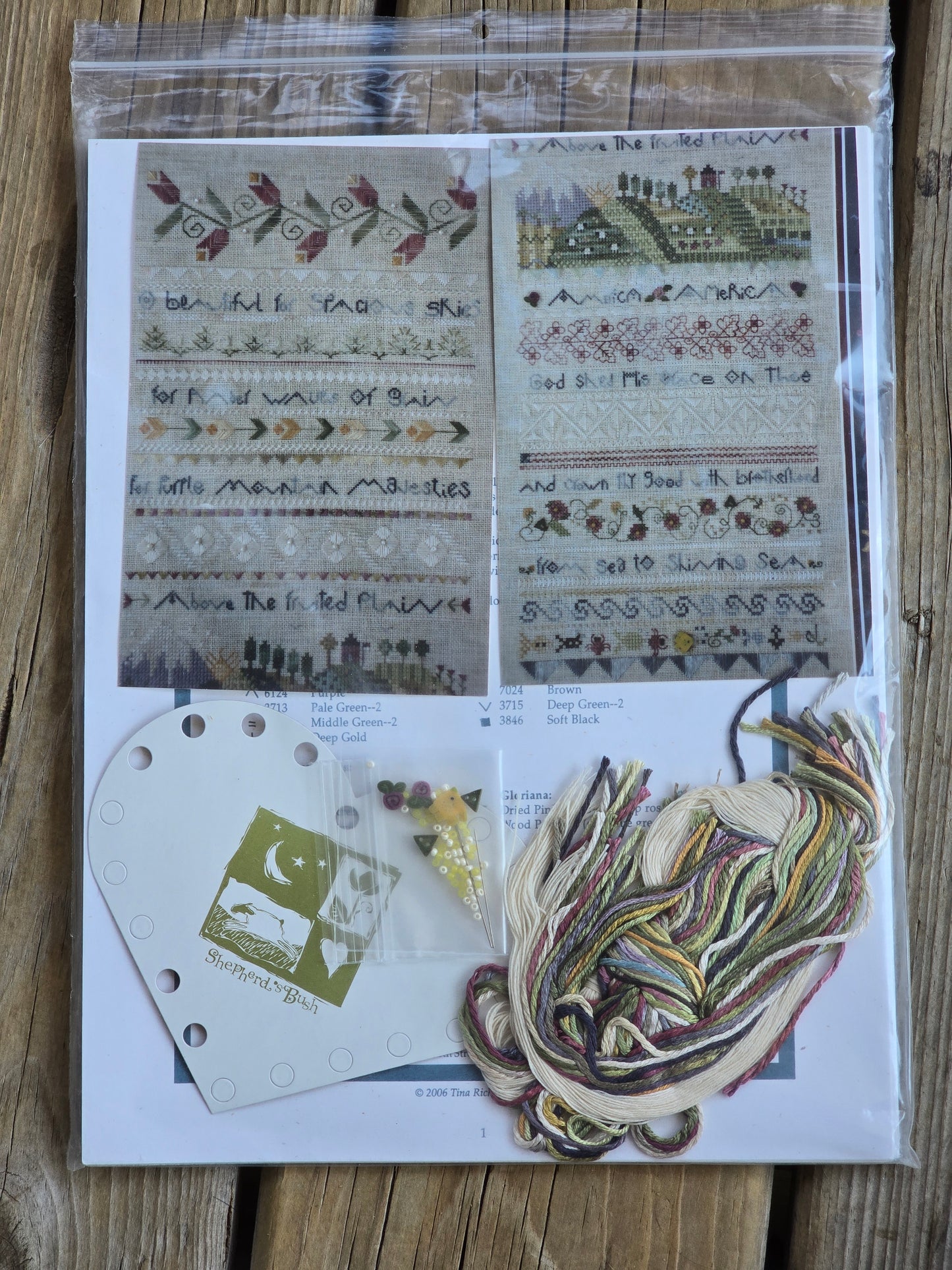 Shepherd's Bush - O Beautiful - Cross Stitch Kit