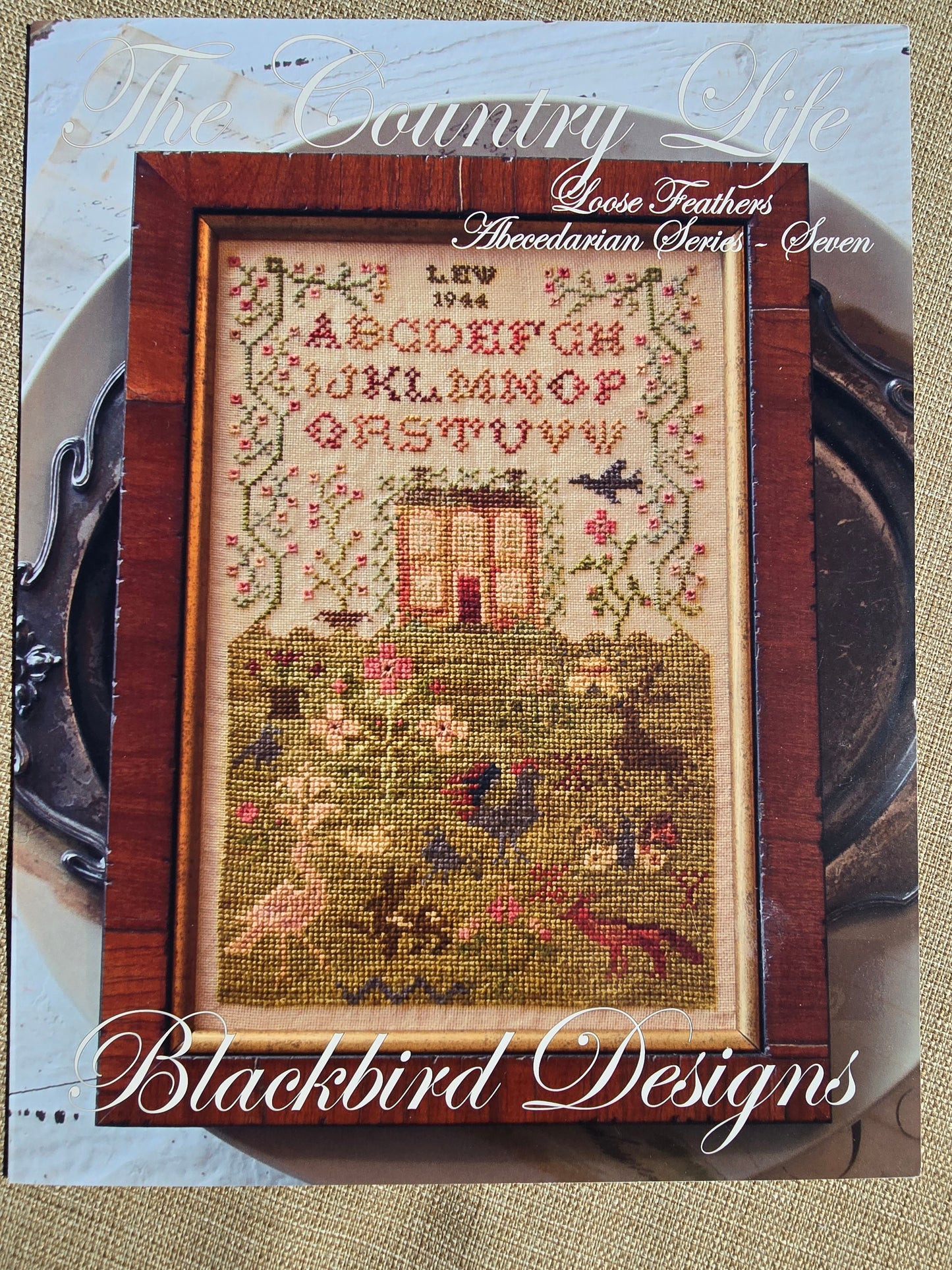 Blackbird Designs - The Country Life, Loose Feathers Abecedarian Series - Seven