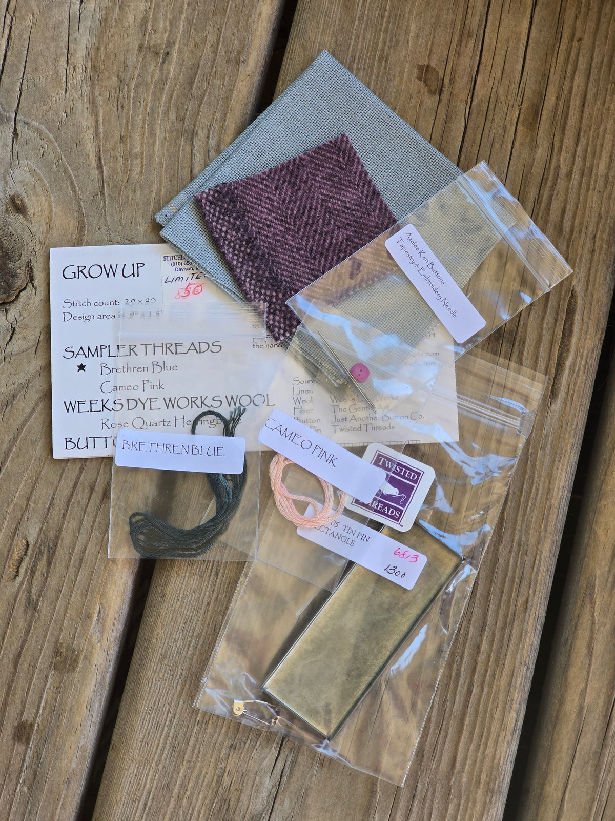 Twisted Threads - Grow Up - Cross Stitch Kit